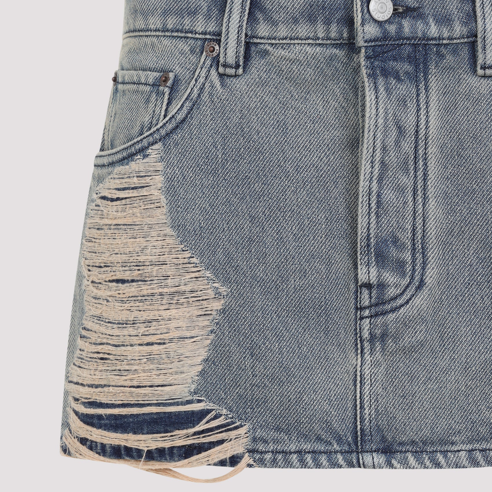 ACNE STUDIOS Stylish 100% Cotton Mini Skirt for Women