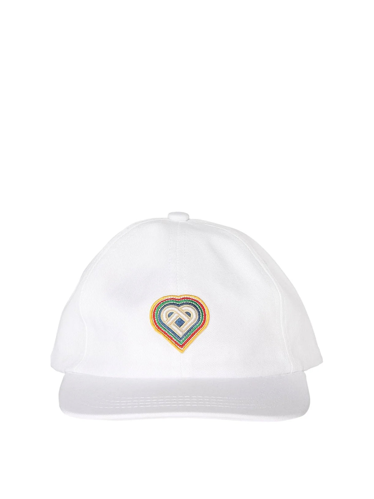 CASABLANCA Rainbow Heart Logo Baseball Cap