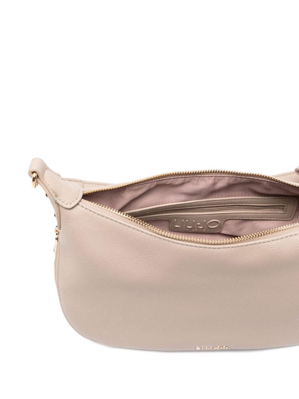 LIU JO Curved Zip Handbag with Detachable Strap