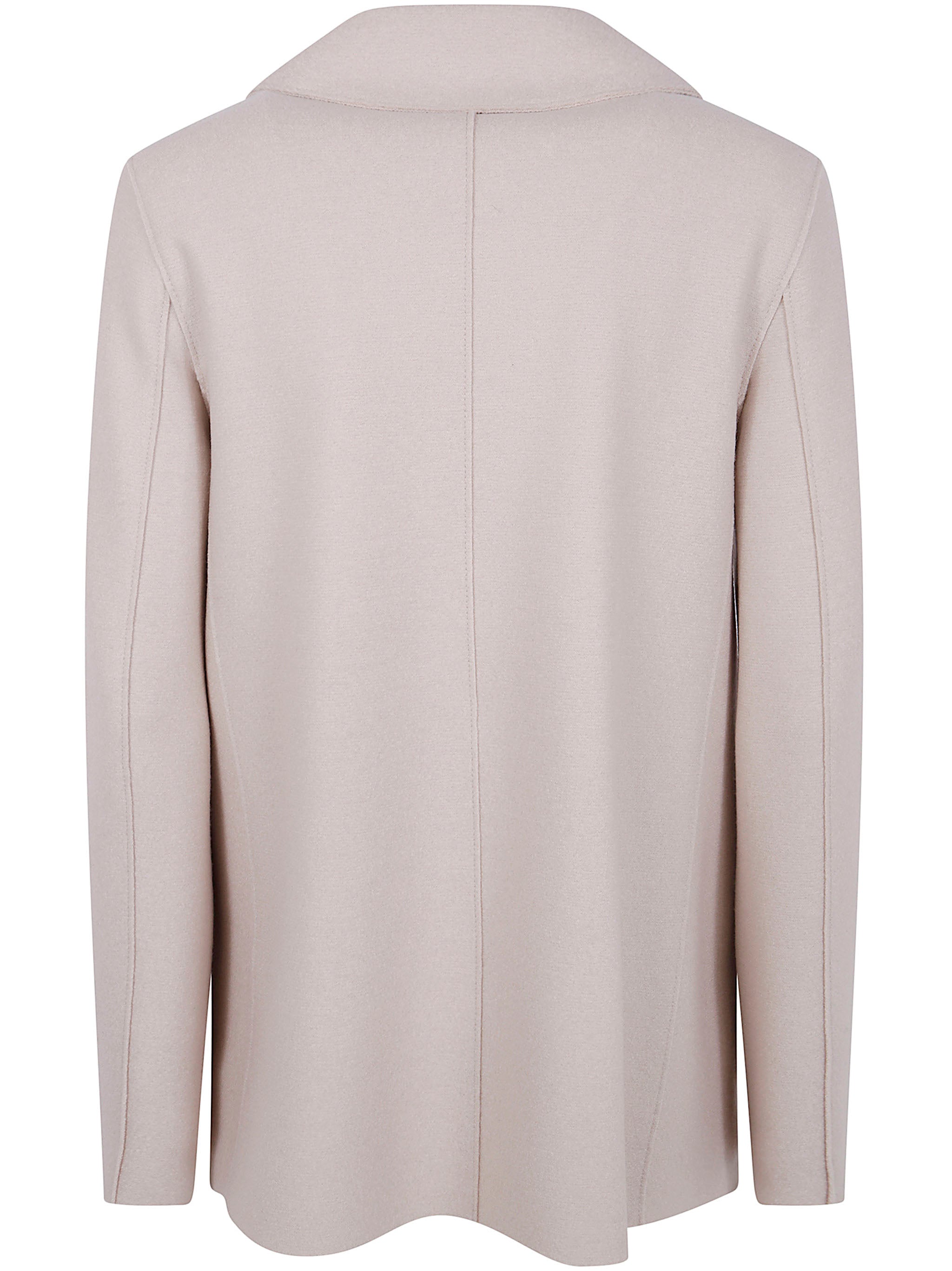 HARRIS WHARF LONDON Women's Classic Peacoat in Pressed Wool