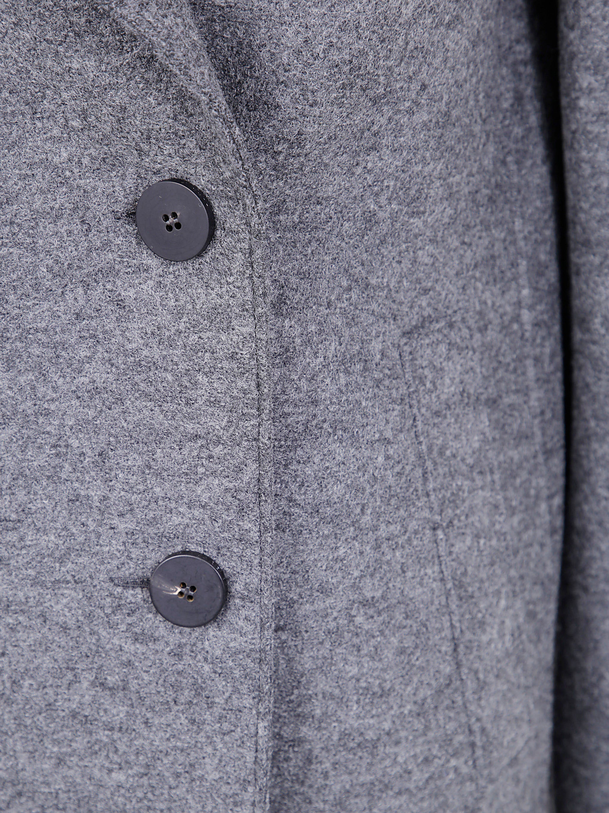HARRIS WHARF LONDON Women's Classic Peacoat in Pressed Wool