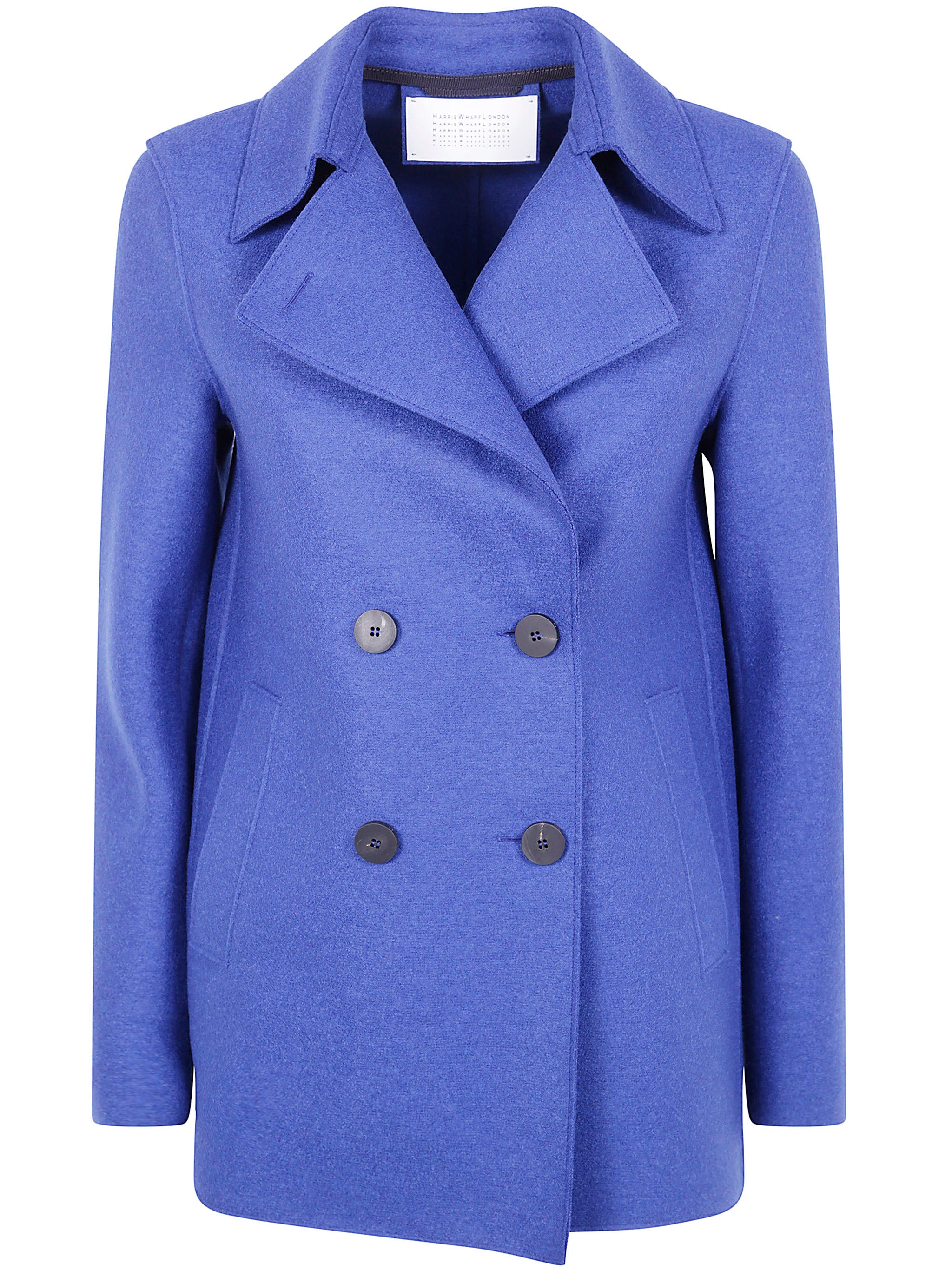 HARRIS WHARF LONDON Women's Wool Peacoat - FW25