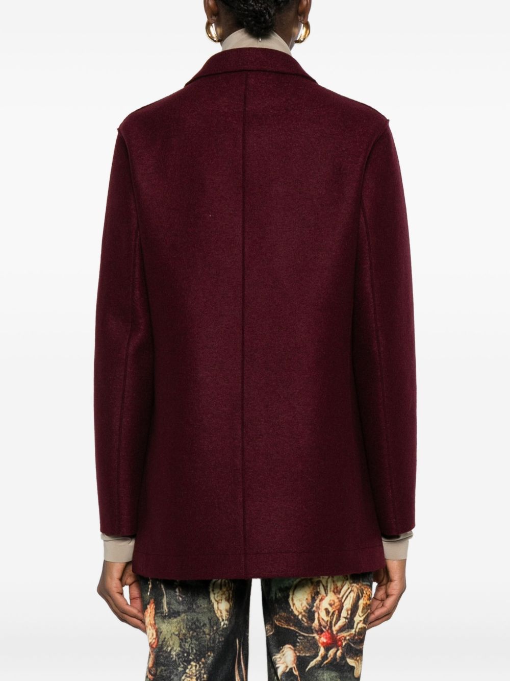 HARRIS WHARF LONDON Wool Double-Breasted Jacket - New Women's Outerwear