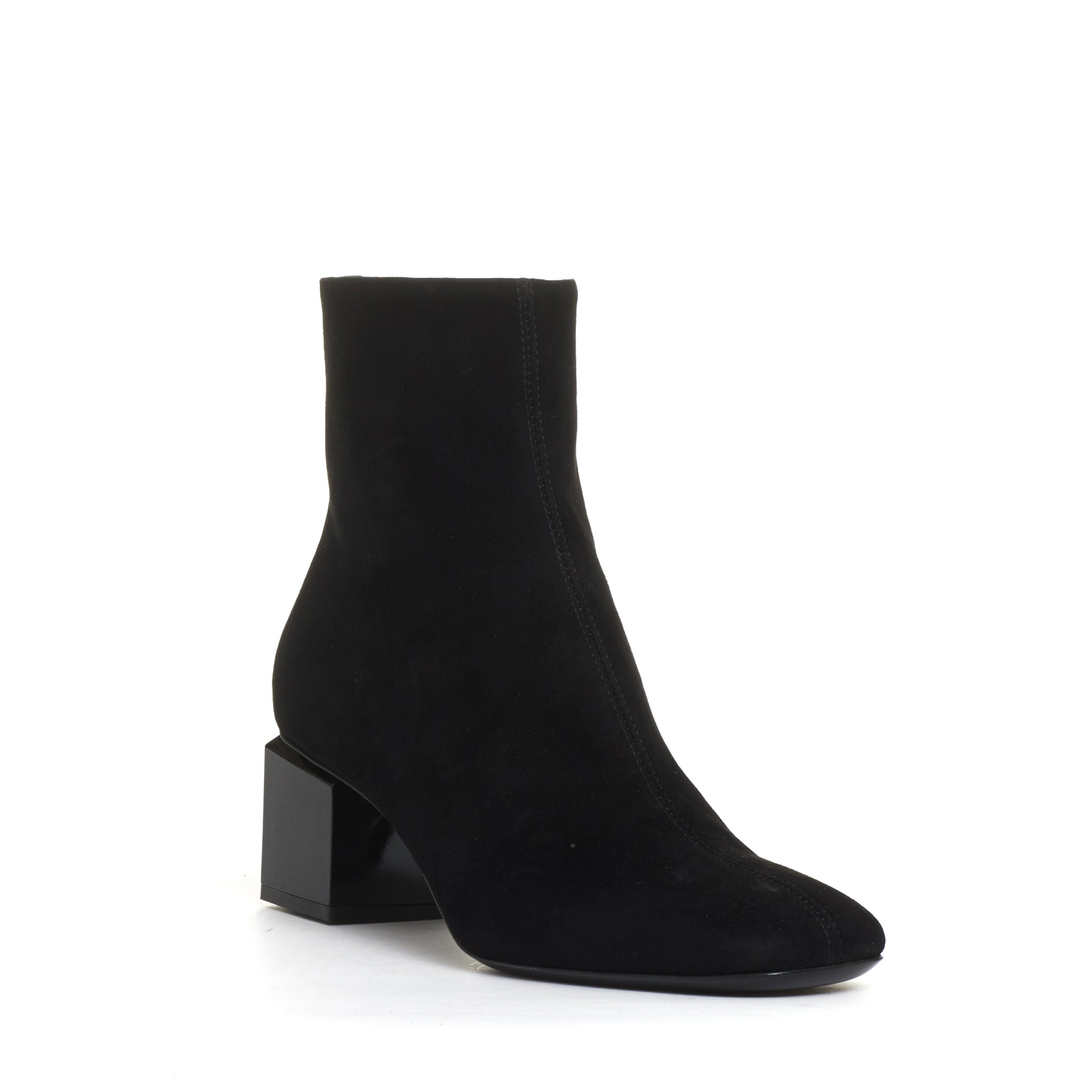 AGL Chic Square Toe Ankle Boot with 50 mm Heel