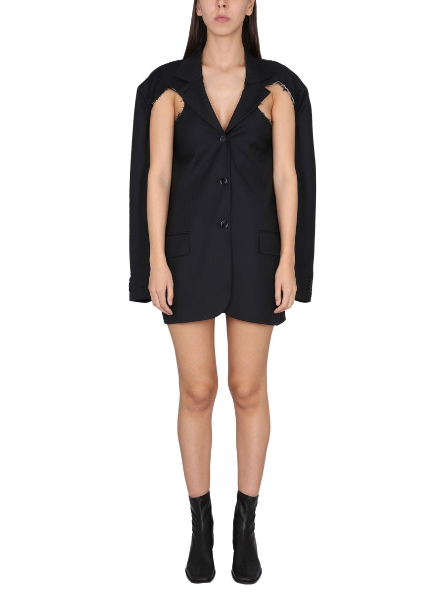 ACNE STUDIOS Deconstructed Wool Jacket for Women