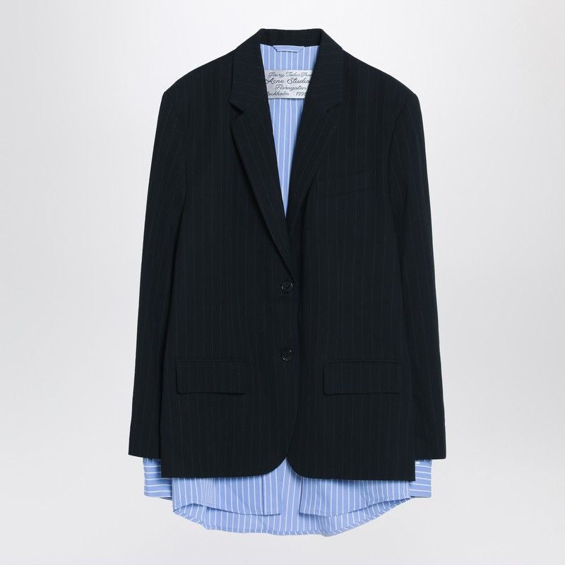 ACNE STUDIOS Single-Breasted Jacket with Shirt Detail