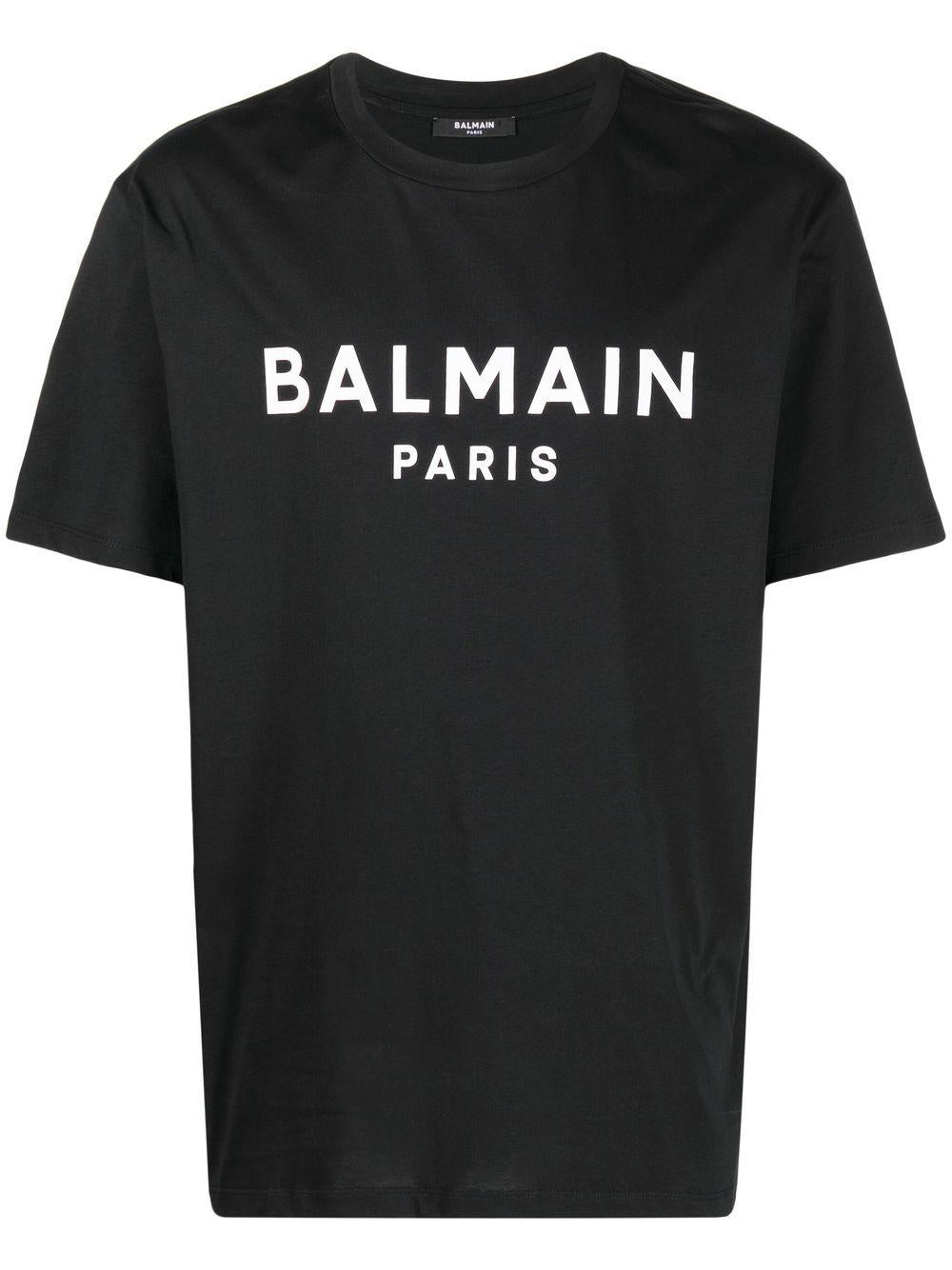 BALMAIN Printed Straight Fit T-Shirt