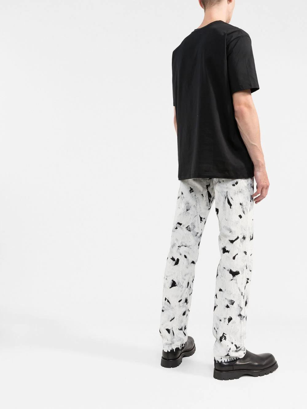 BALMAIN Printed Straight Fit T-Shirt