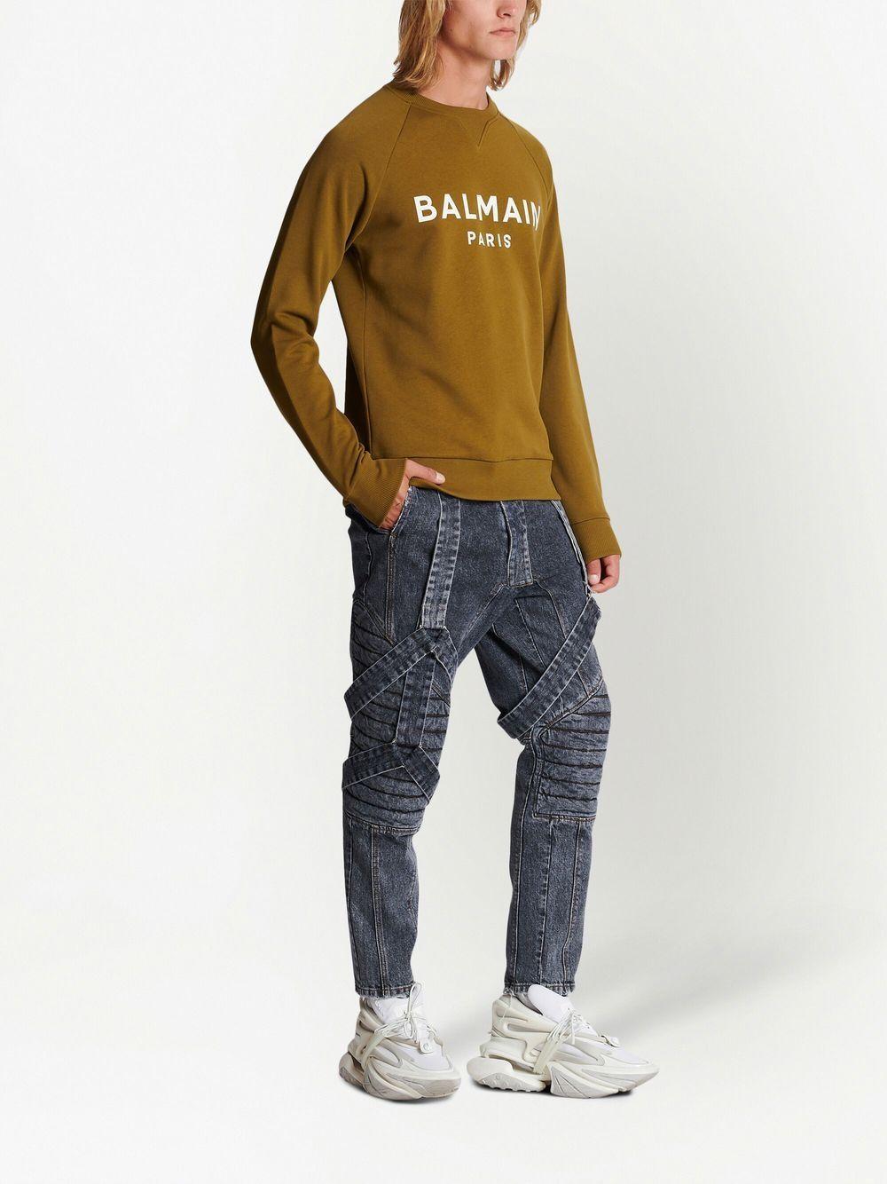 BALMAIN Stylish Printed Sweatshirt for Men - SS23 Collection