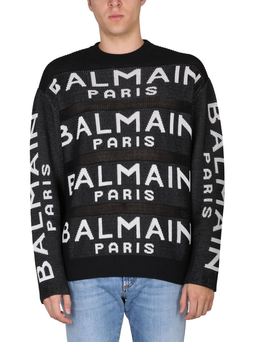 BALMAIN Men's Signature Logo T-Shirt