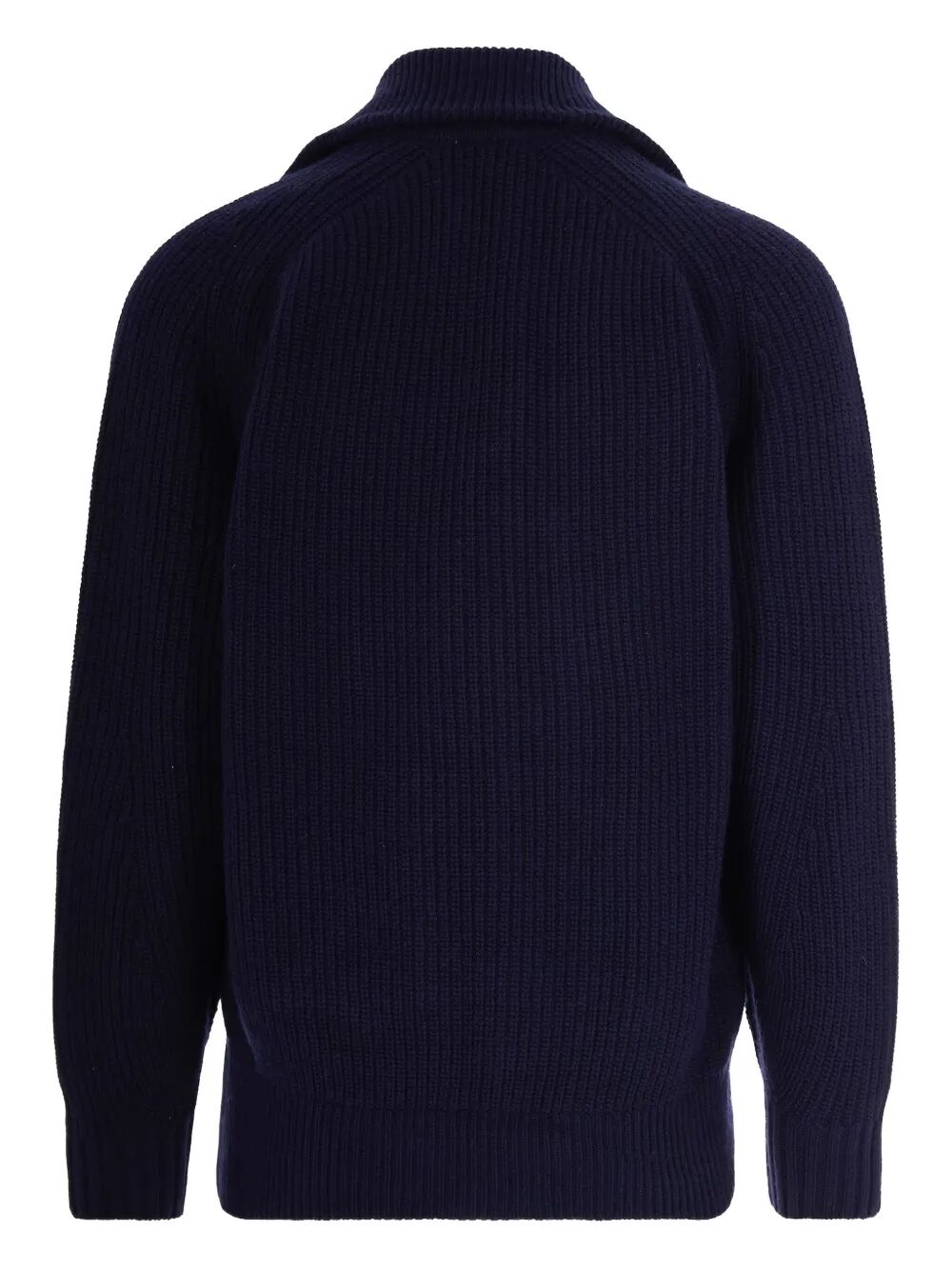 LACOSTE Classic Fit Zip-Up Wool Sweater