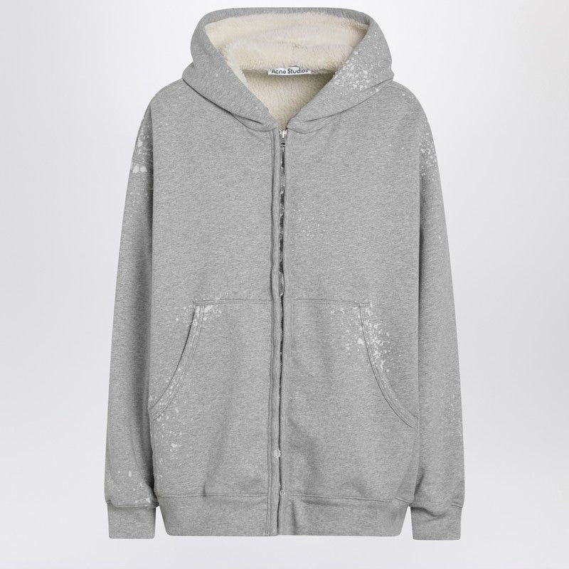 ACNE STUDIOS Hooded Zipper Sweater for Women - FW25
