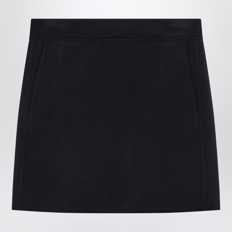 S MAX MARA Chic Mini Skirt in Luxury Virgin Wool
