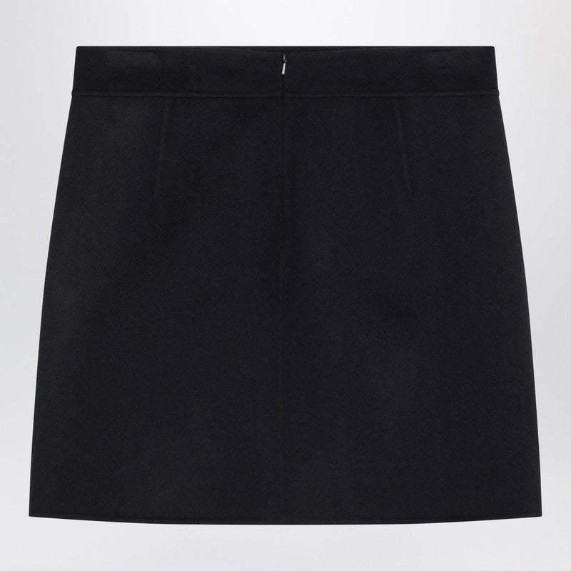 S MAX MARA Chic Mini Skirt in Luxury Virgin Wool