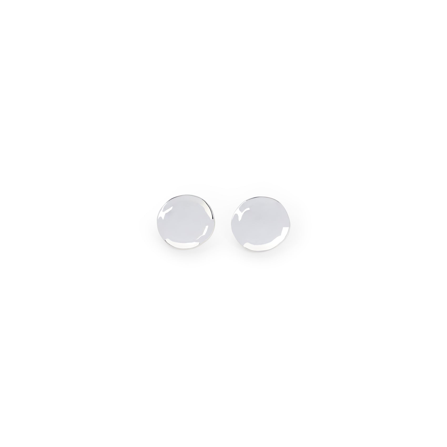PHOEBE PHILO Medallion Dish Earrings