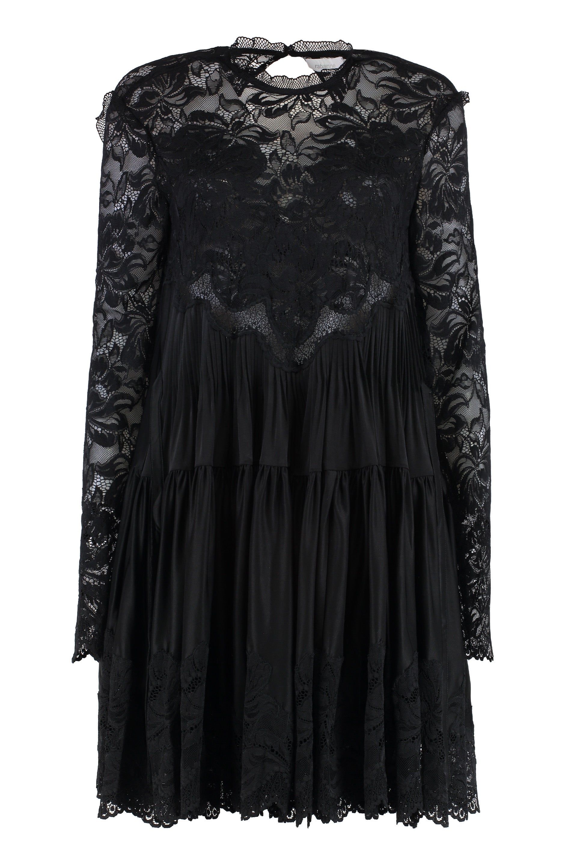 PACO RABANNE Viscose Blend Dress with Back Bow - FW25