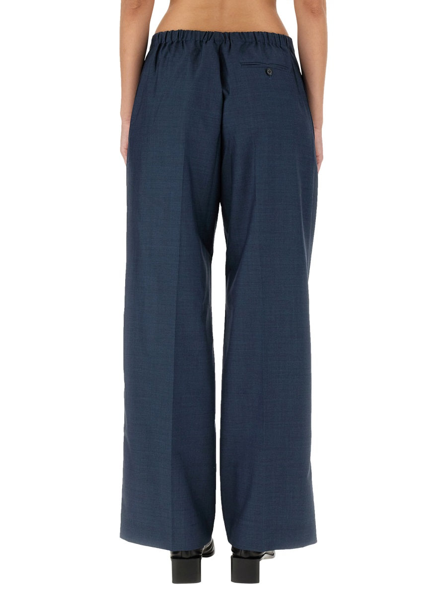 ACNE STUDIOS Wool Trousers with Button Closure for Women