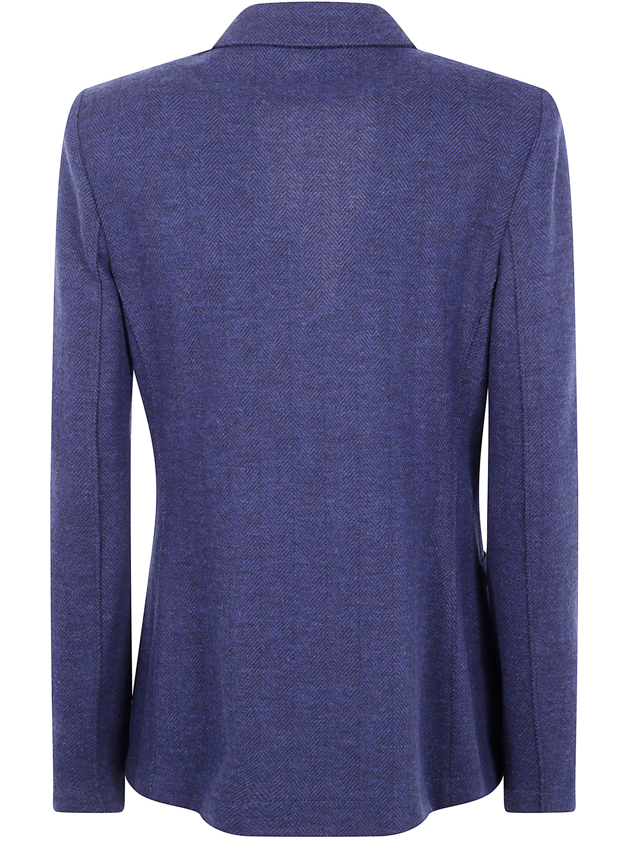 HARRIS WHARF LONDON Double Breasted Blazer with Shoulder Pads
