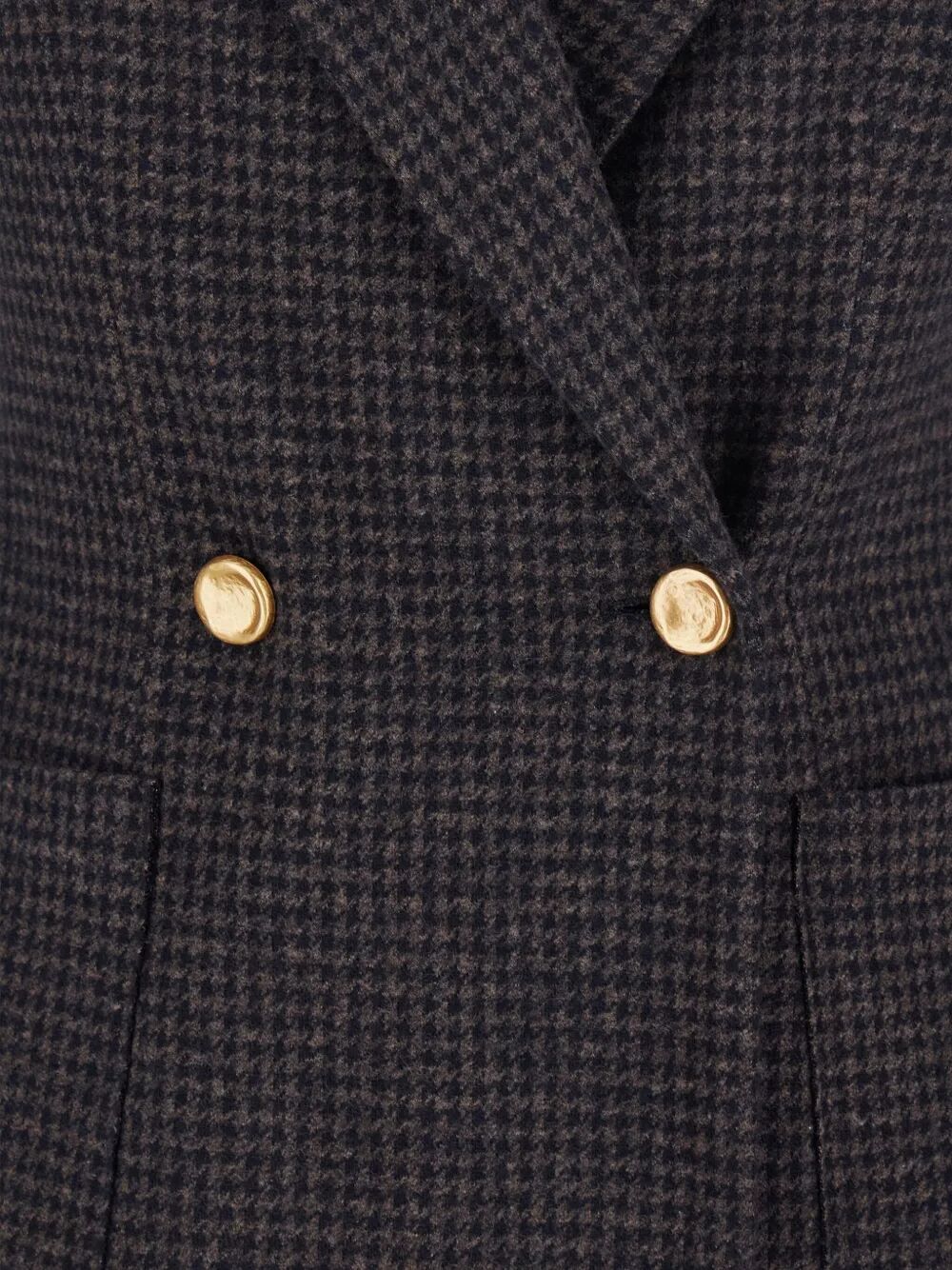 HARRIS WHARF LONDON Double-Breasted Houndstooth Blazer
