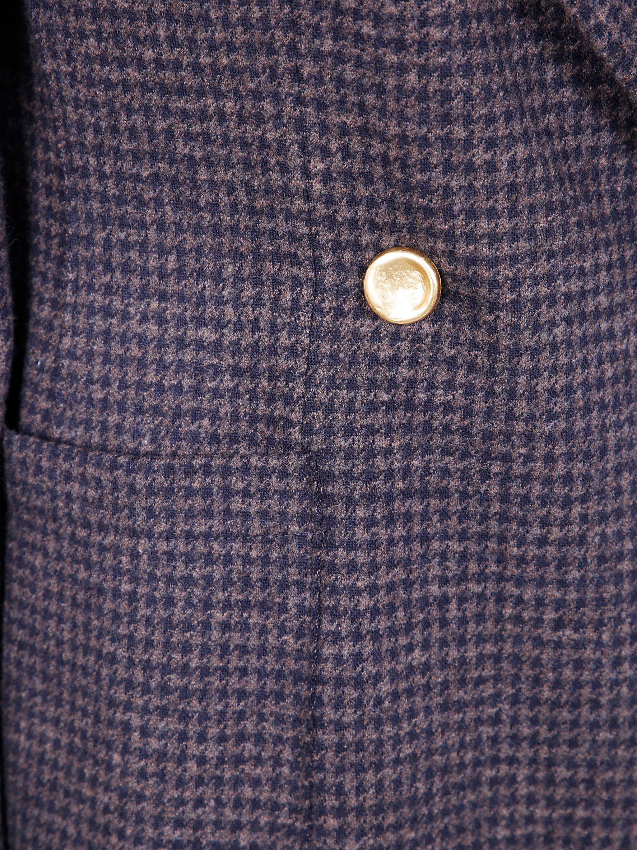 HARRIS WHARF LONDON Double-Breasted Houndstooth Blazer