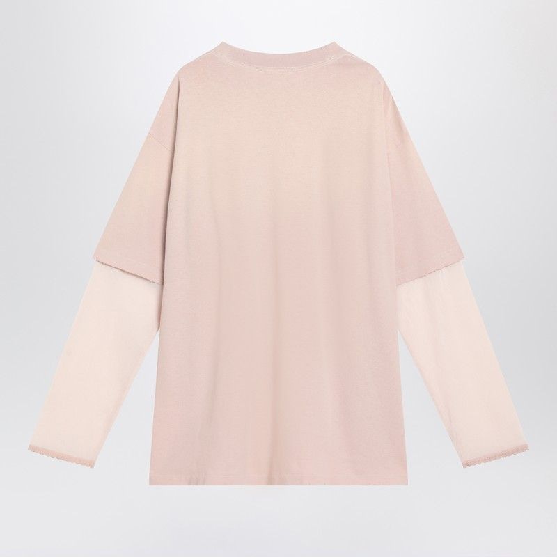 ACNE STUDIOS Layered T-Shirt with Print - Women's
