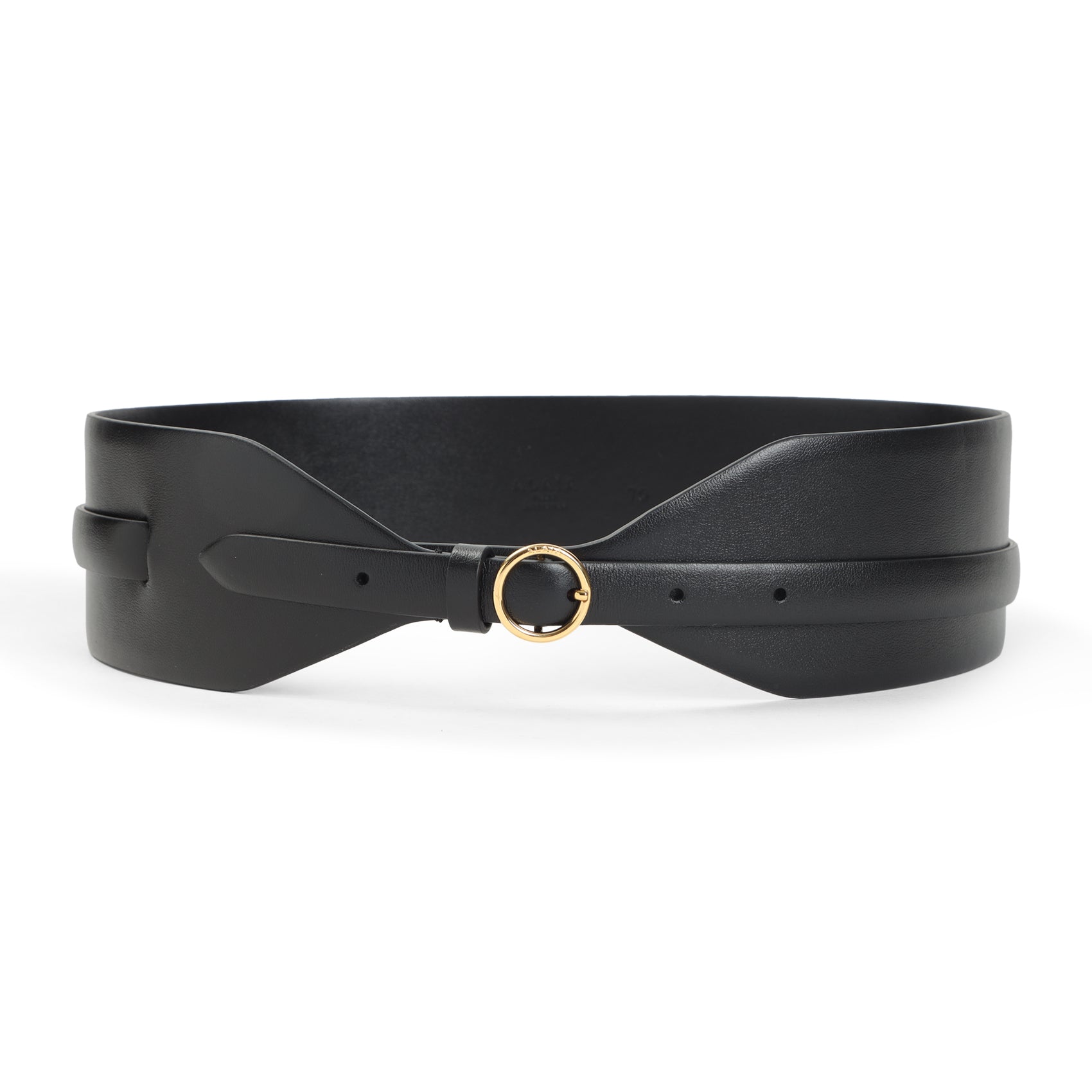 ALAÏA Elegant Leather Belt - 6cm Height