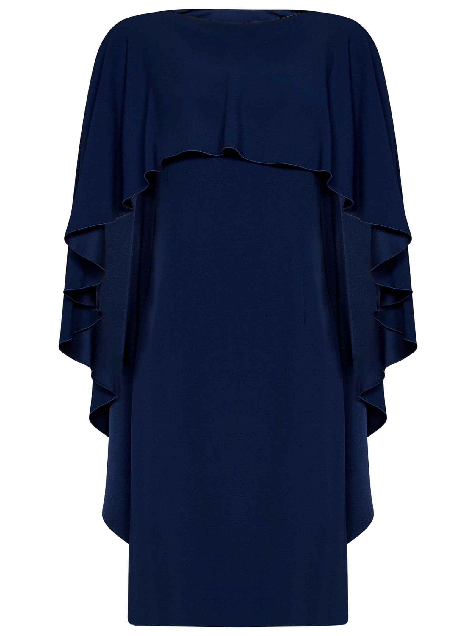 ALBERTA FERRETTI Sleeveless Mini Dress with Wide Collar