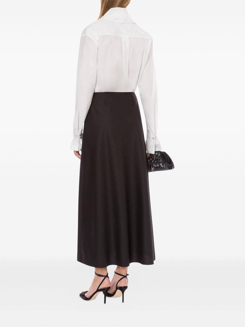 ALBERTA FERRETTI Timeless V-Neck Wrap Blouse for Women