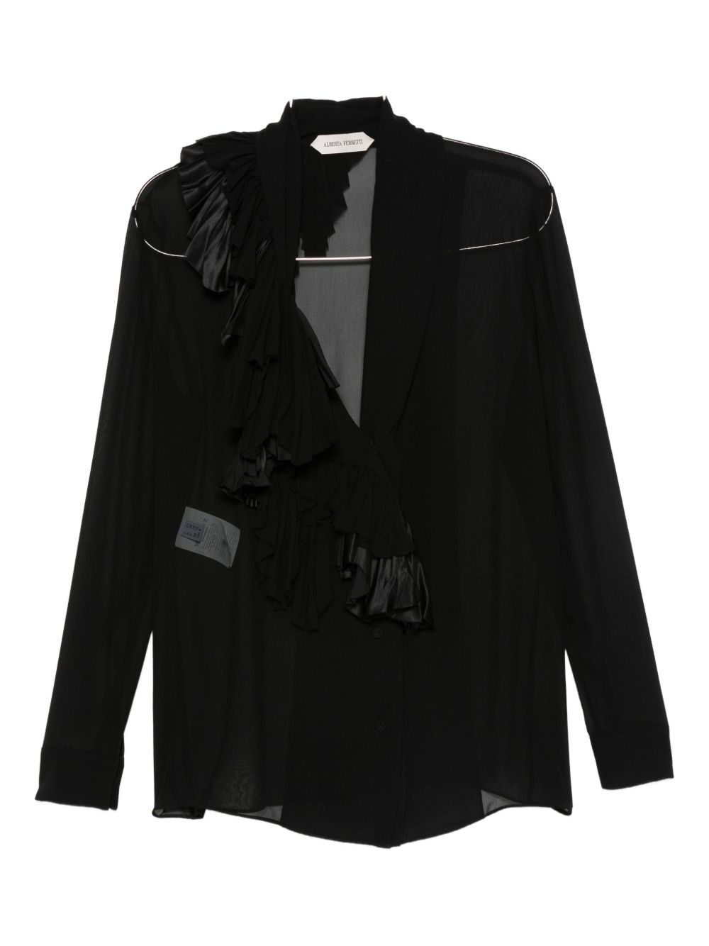ALBERTA FERRETTI Silk Button-Up Shirt for Women - Fall Winter 25/26