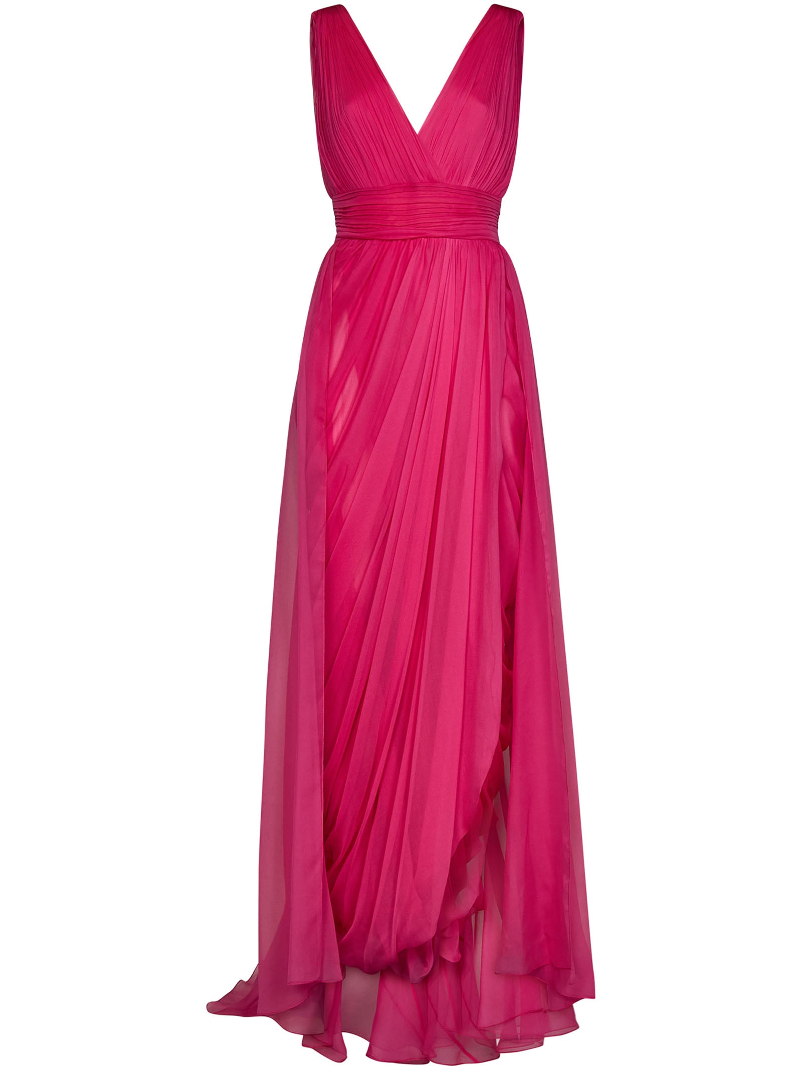 ALBERTA FERRETTI Elegant Sleeveless Mini Dress with Deep V-Neckline