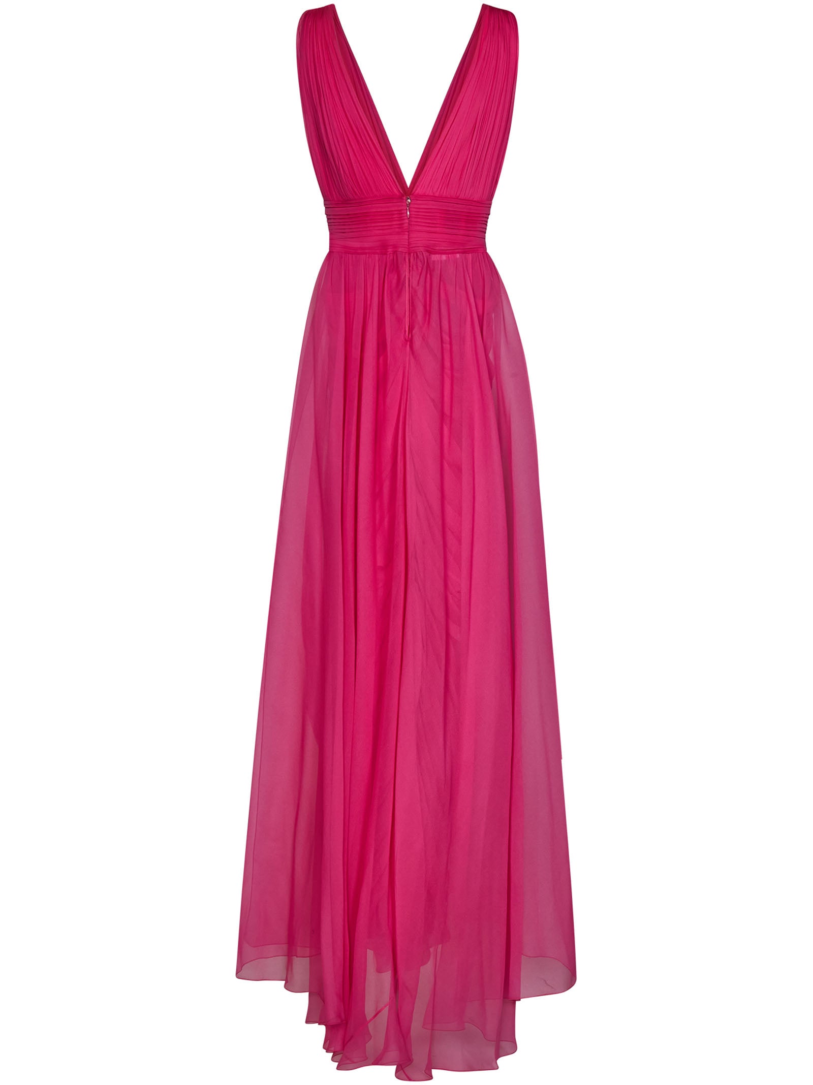 ALBERTA FERRETTI Elegant Sleeveless Mini Dress with Deep V-Neckline