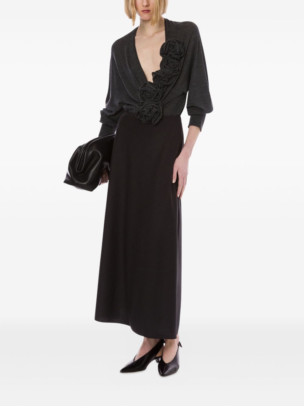 ALBERTA FERRETTI High-Waisted Midi Skirt