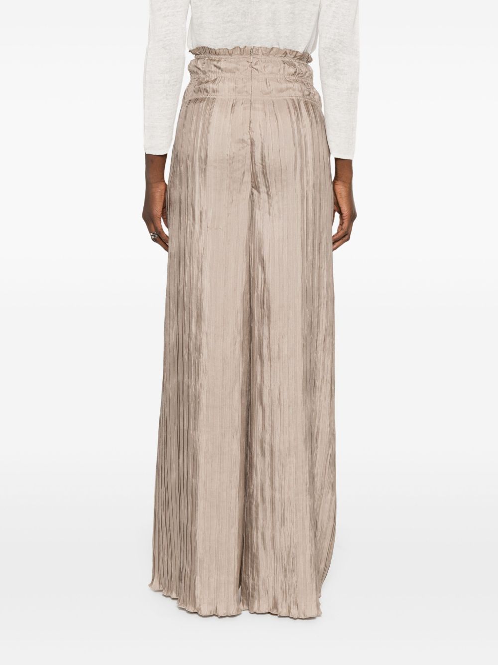 ALBERTA FERRETTI Elegant Silk Trousers for Women - Spring Summer 25