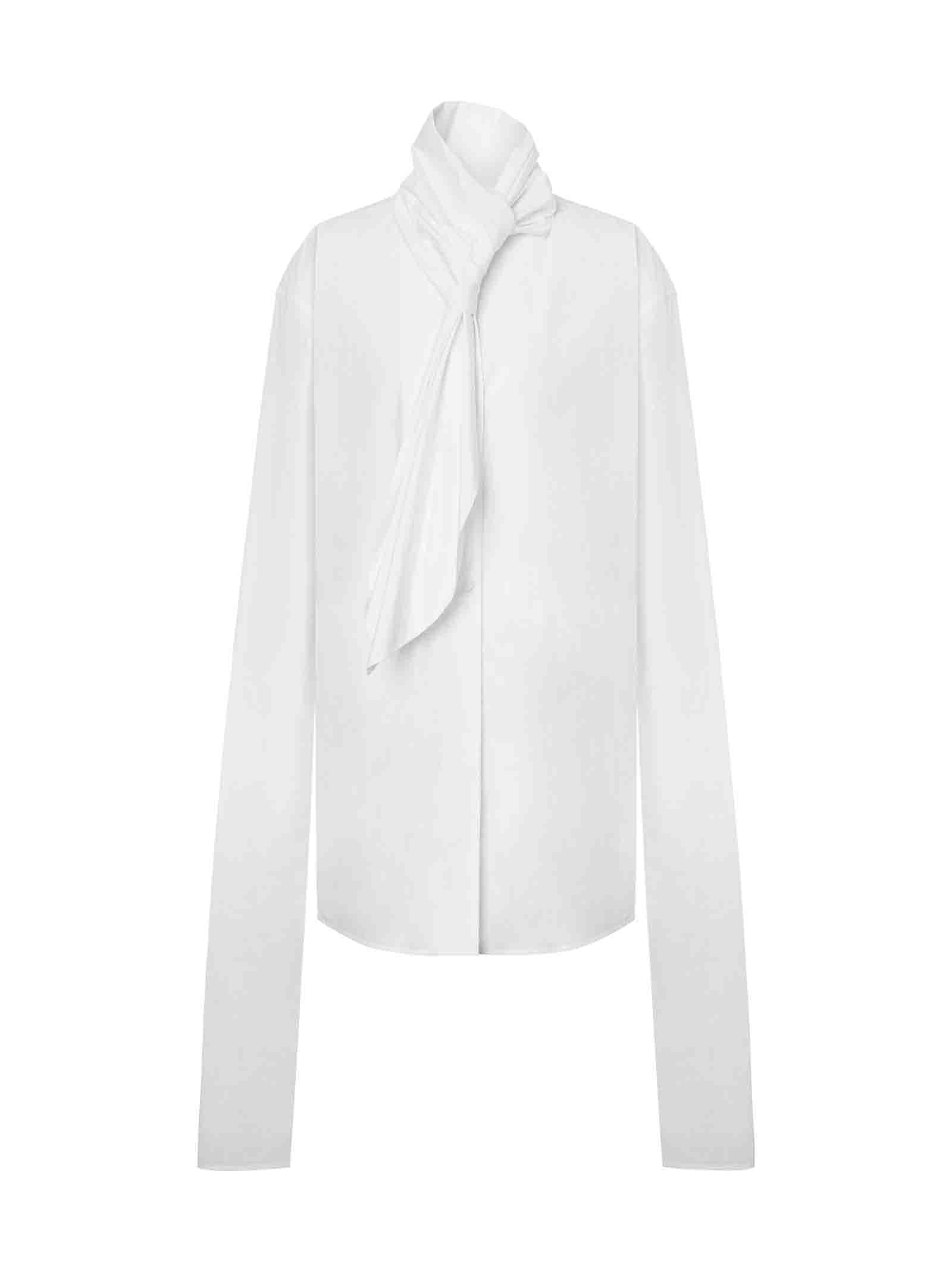 ALBERTA FERRETTI Lavallière Collar Tie Knot Shirt - Women's
