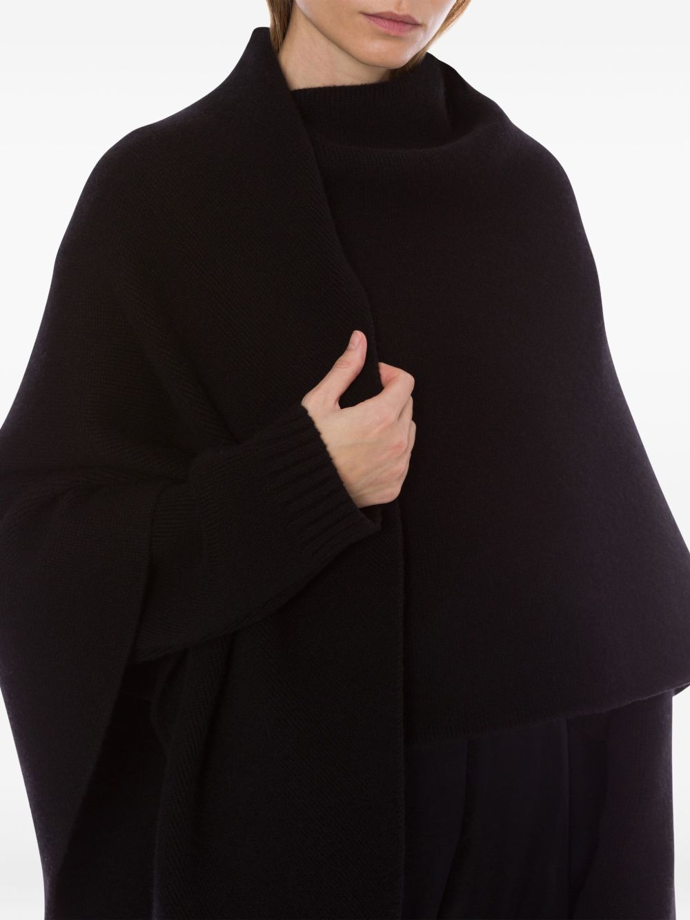 ALBERTA FERRETTI Asymmetric Cardigan with Scarf Collar - Women’s Mini