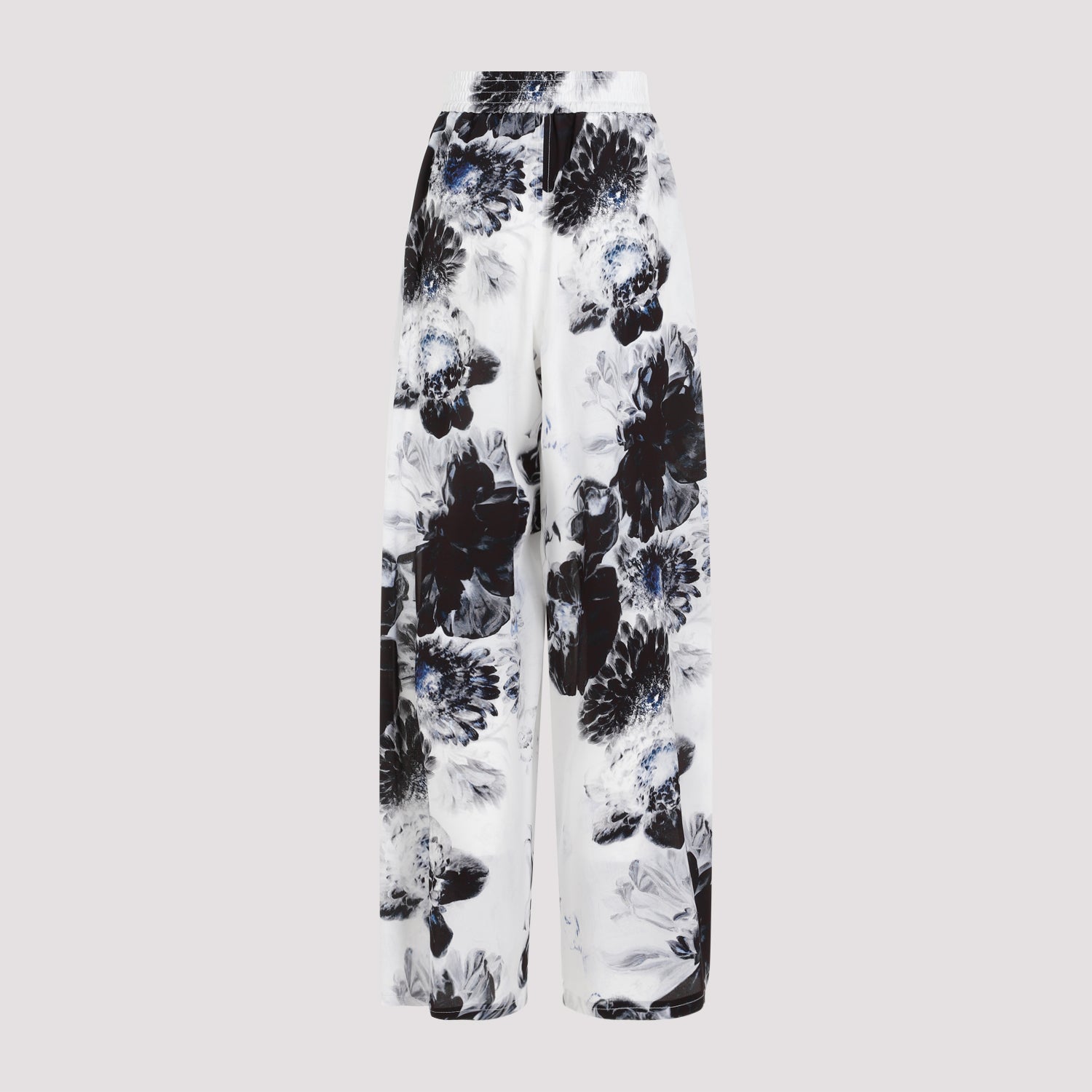ALEXANDER MCQUEEN Luxurious High-Rise Silk Pants for Women