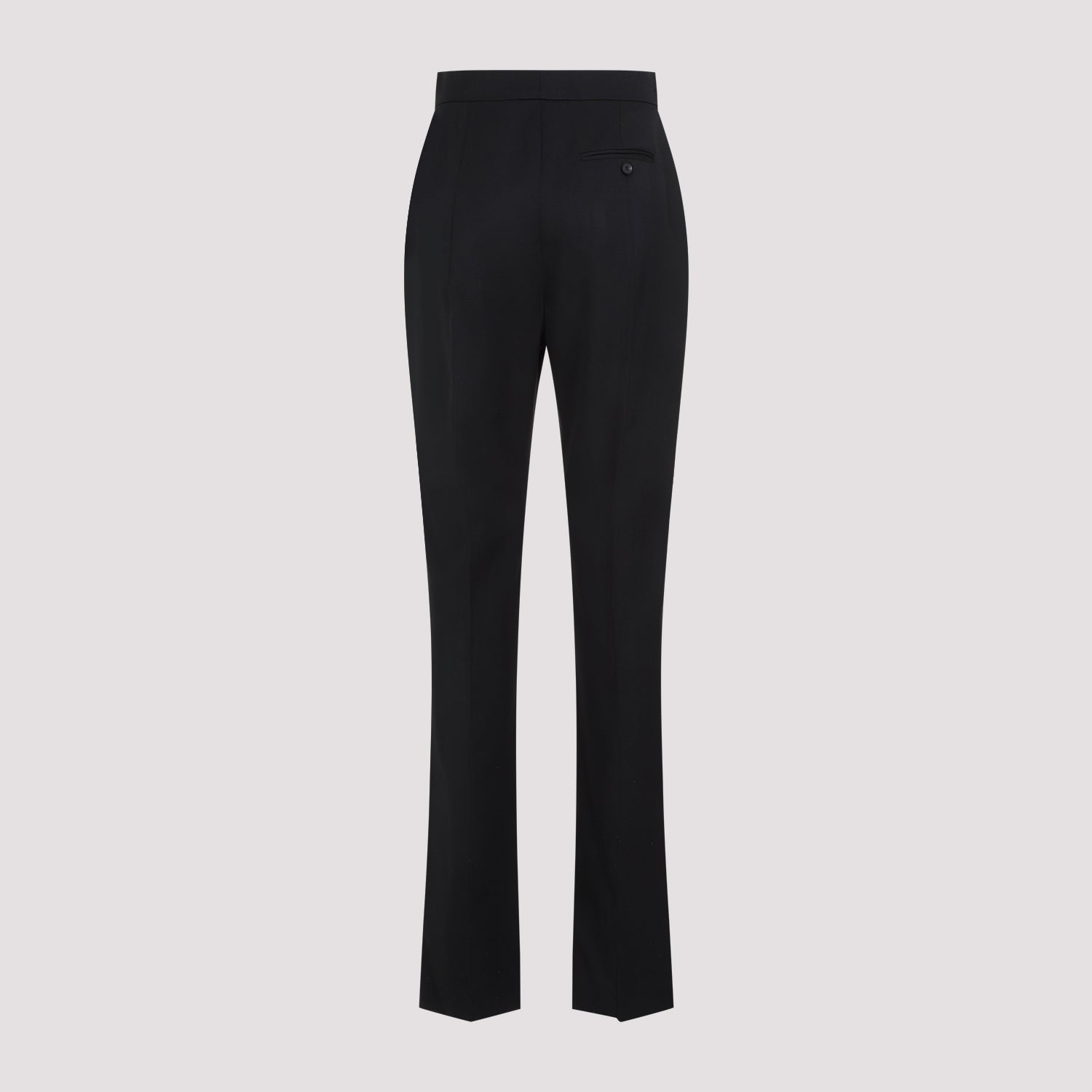 ALEXANDER MCQUEEN Elevated High-Waist Wool Trousers