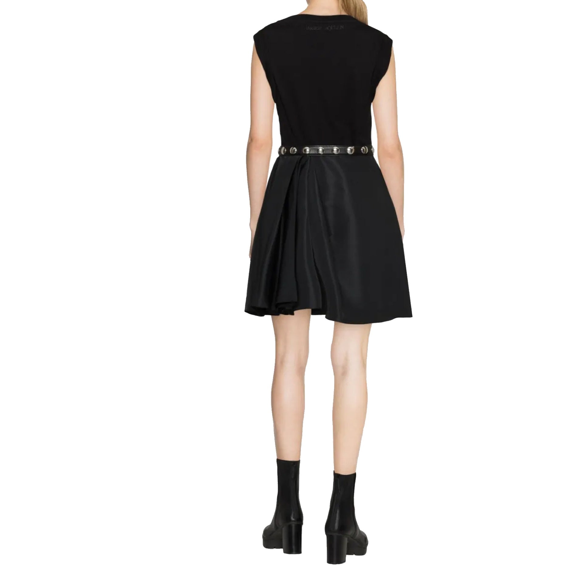 ALEXANDER MCQUEEN Elegant Gathered Mini Dress - Size 40