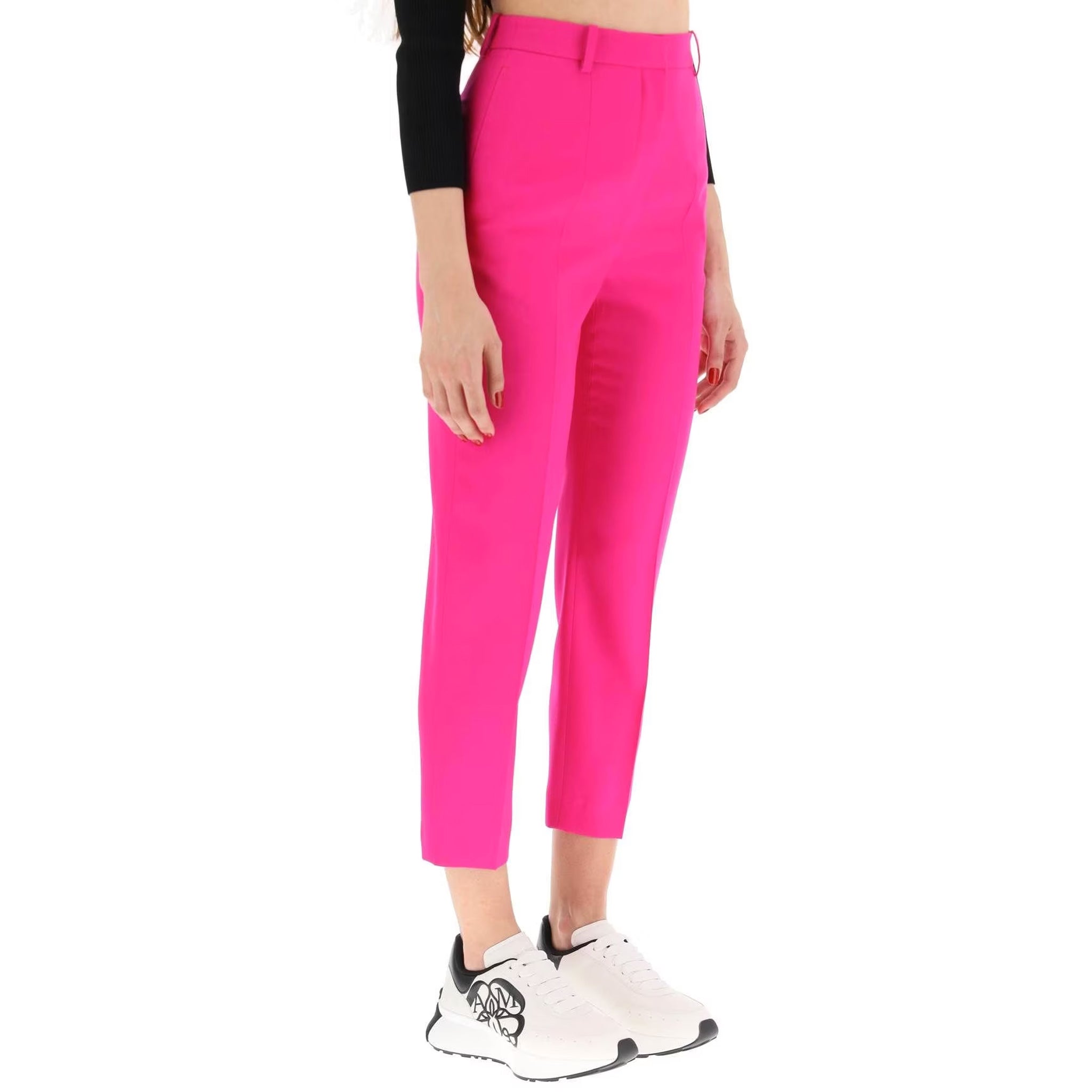 ALEXANDER MCQUEEN Classic Wool Trousers for Women