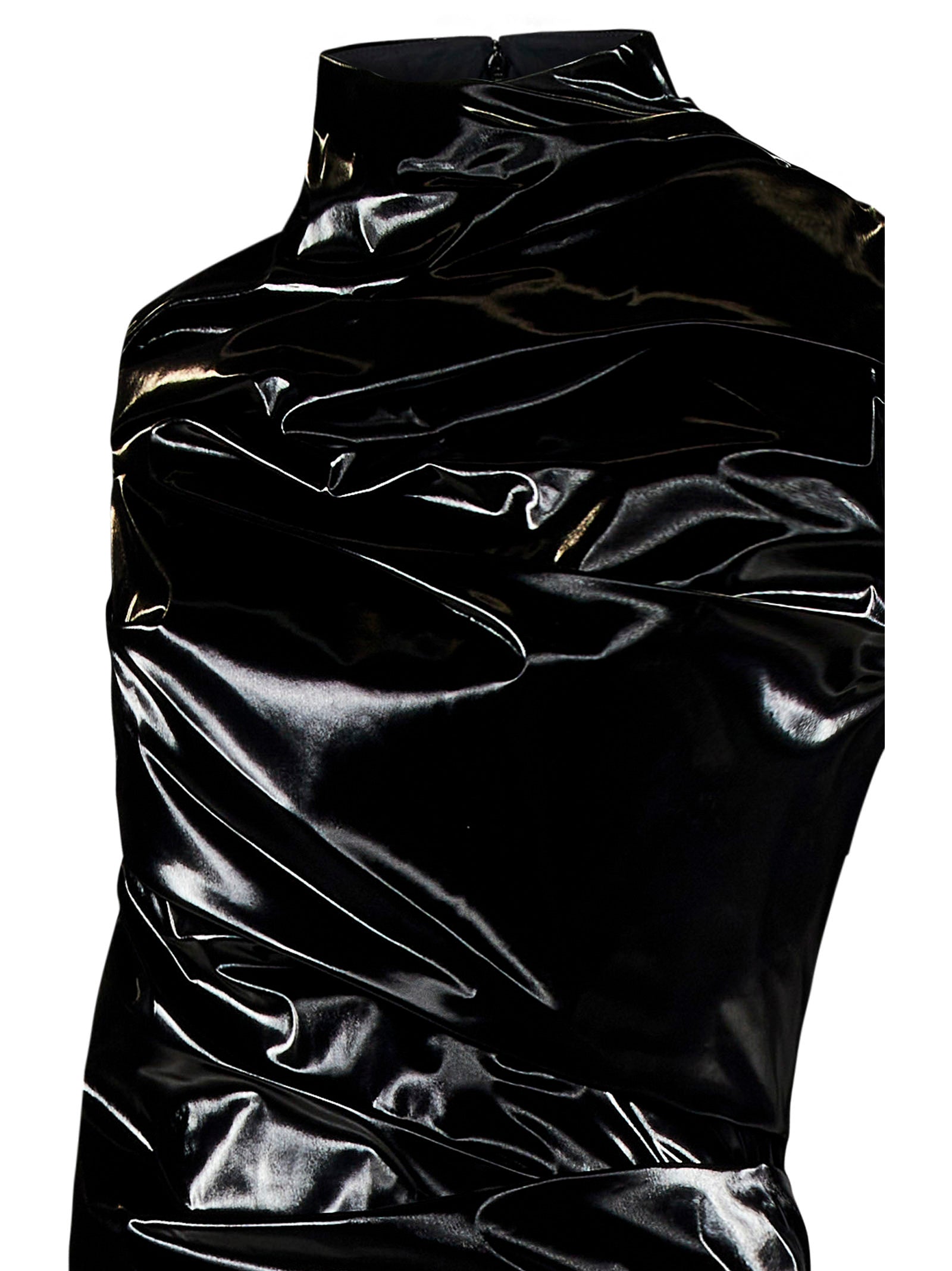 ALEXANDER MCQUEEN Sleeveless Draped Mini Dress