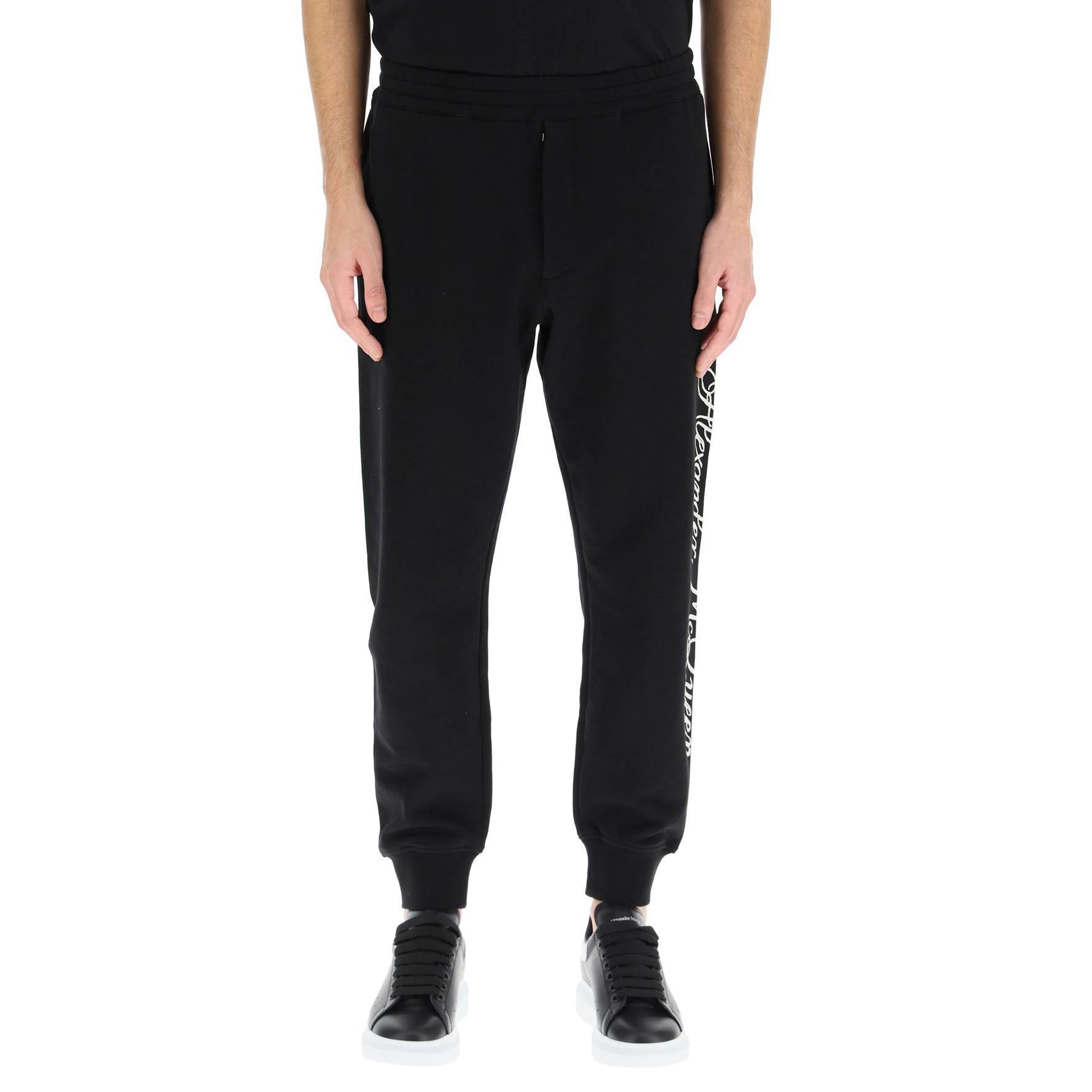 ALEXANDER MCQUEEN Logo Cotton Pants for Men