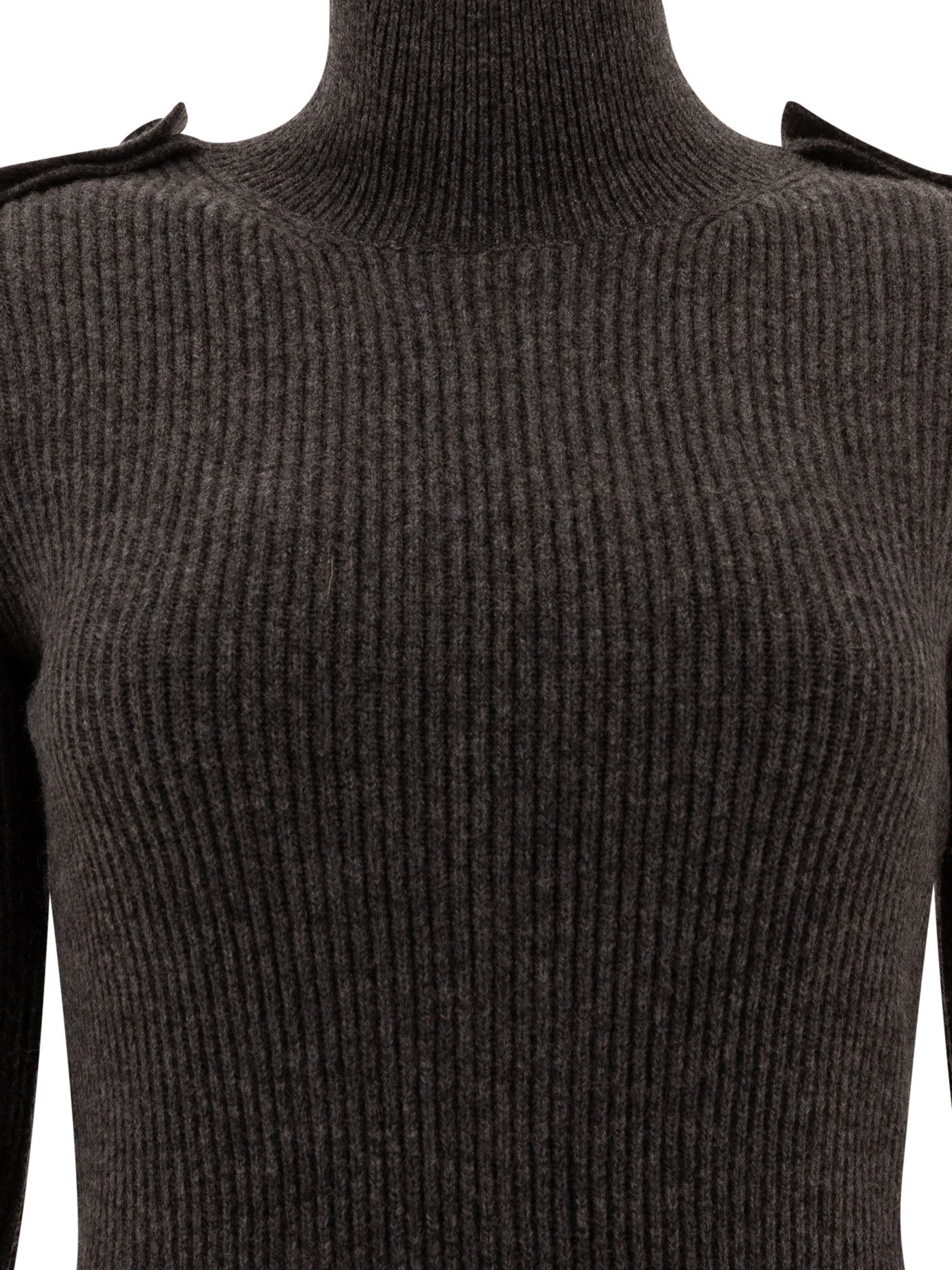 ALEXANDER MCQUEEN Elegant Ribbed Mini Dress for Women