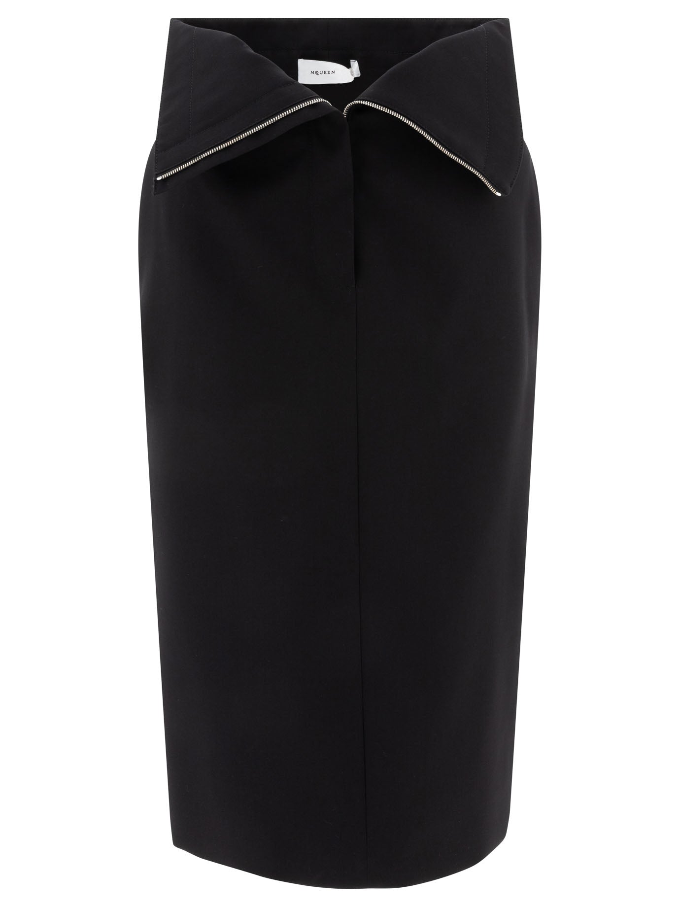 ALEXANDER MCQUEEN Elegant Women's Wool Skirt - Spring Summer 25