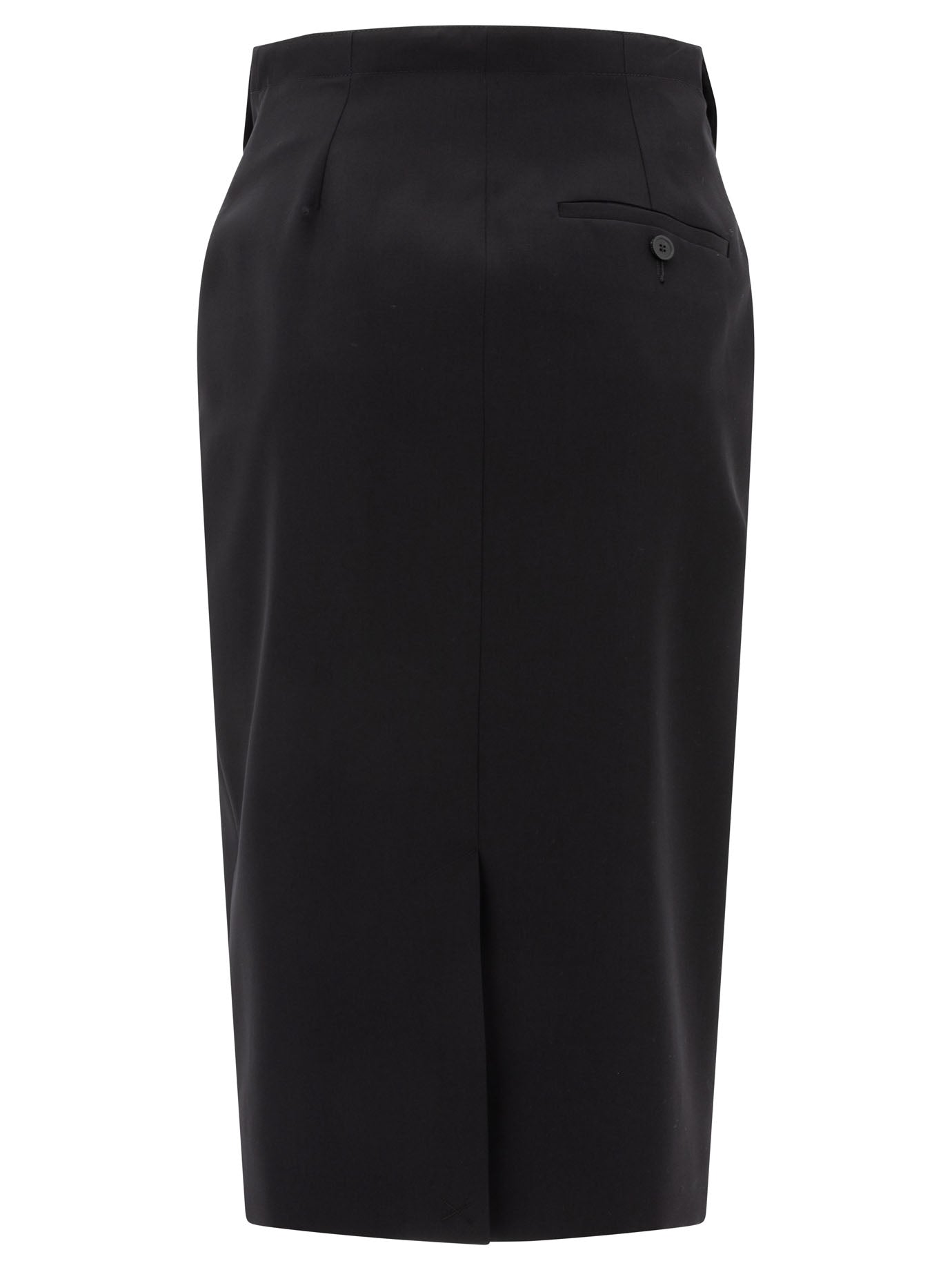 ALEXANDER MCQUEEN Elegant Women's Wool Skirt - Spring Summer 25