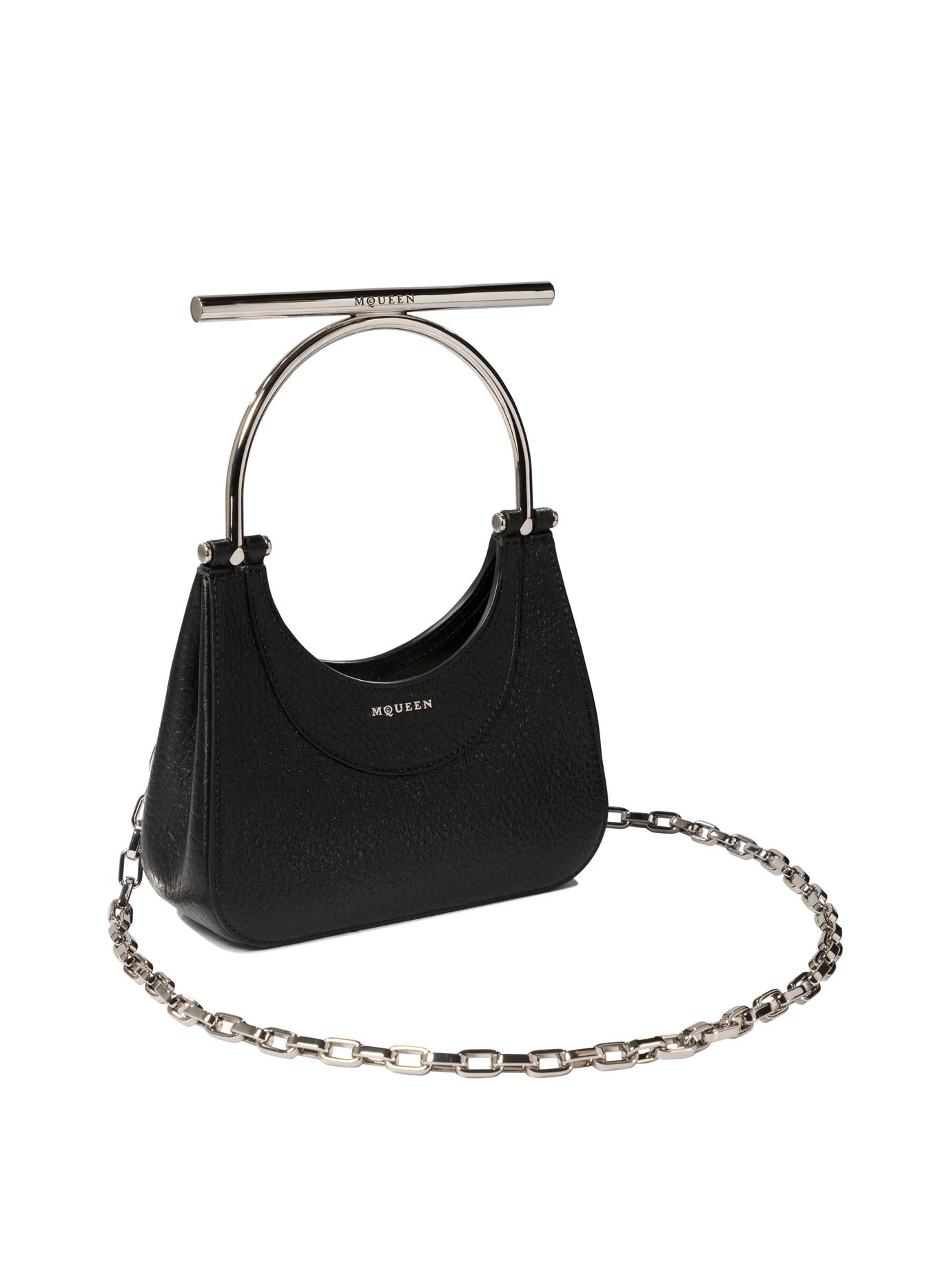 ALEXANDER MCQUEEN Mini Cross-Bar Handbag - 20x17.5x6 cm
