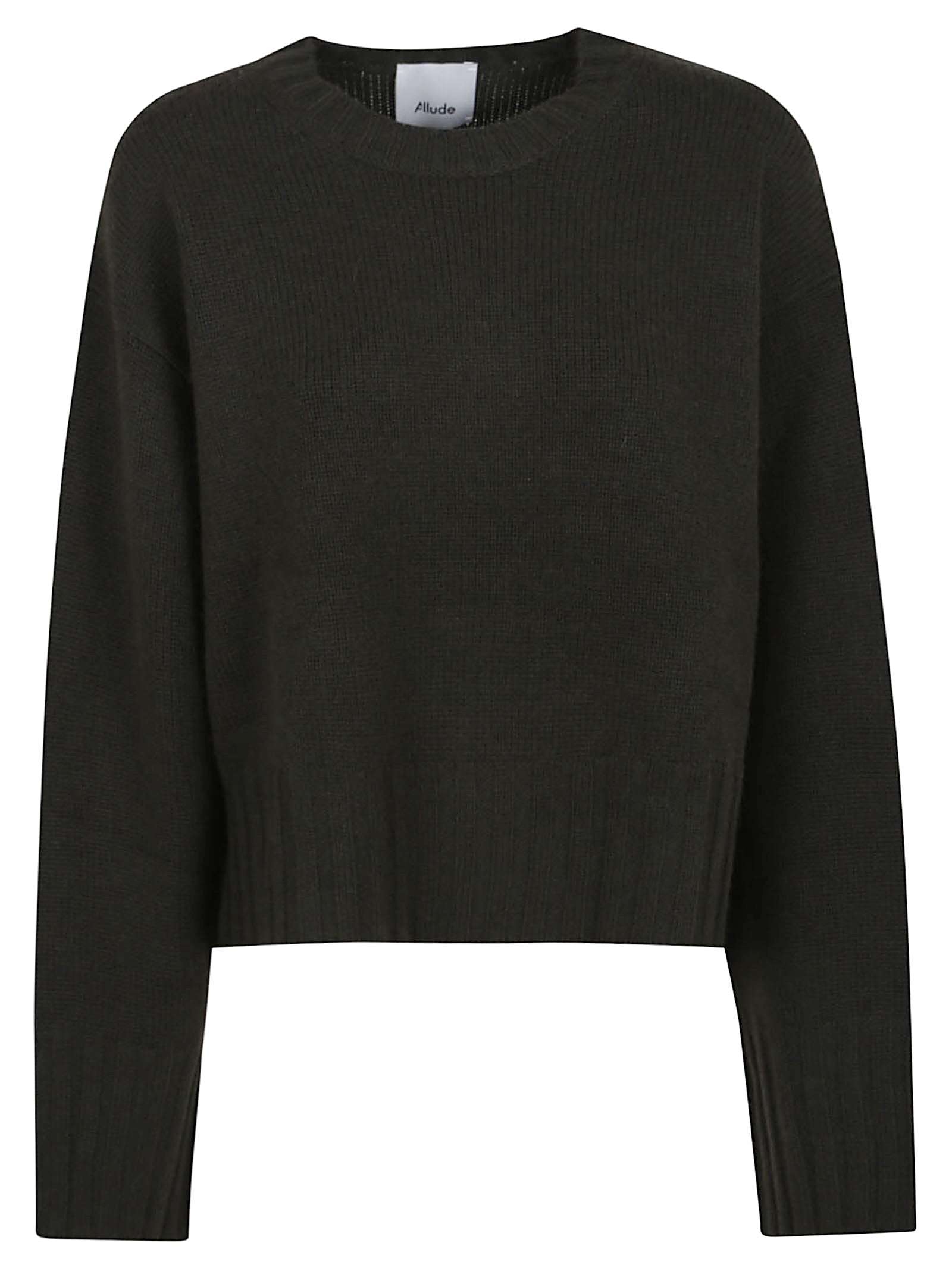 ALLUDE Elegant Draped Sweater for Women