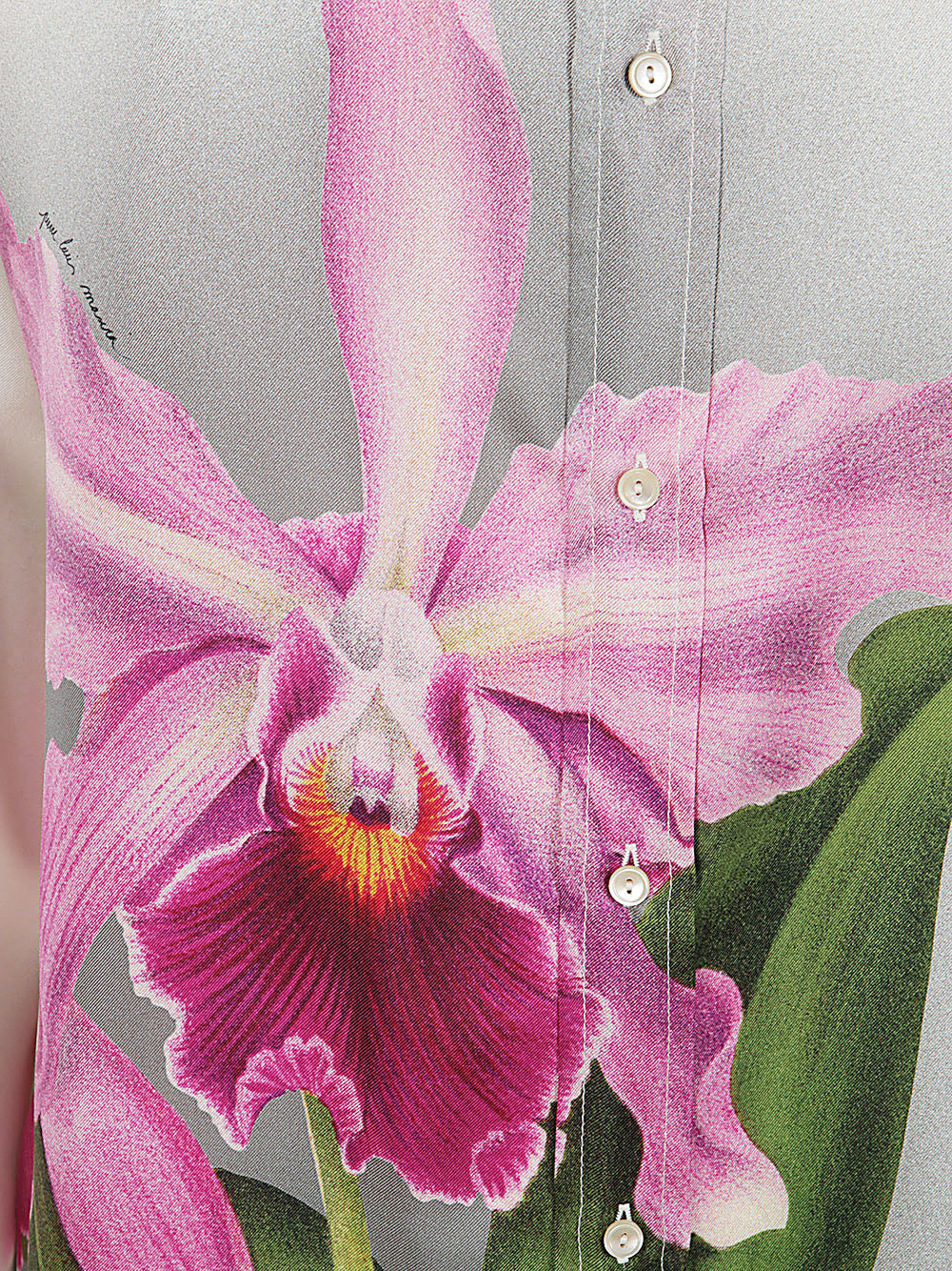 PIERRE LOUIS MASCIA Printed Silk Twill Shirt