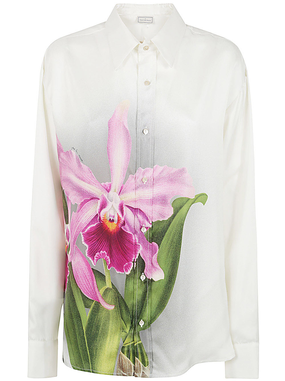 PIERRE LOUIS MASCIA Printed Silk Twill Shirt