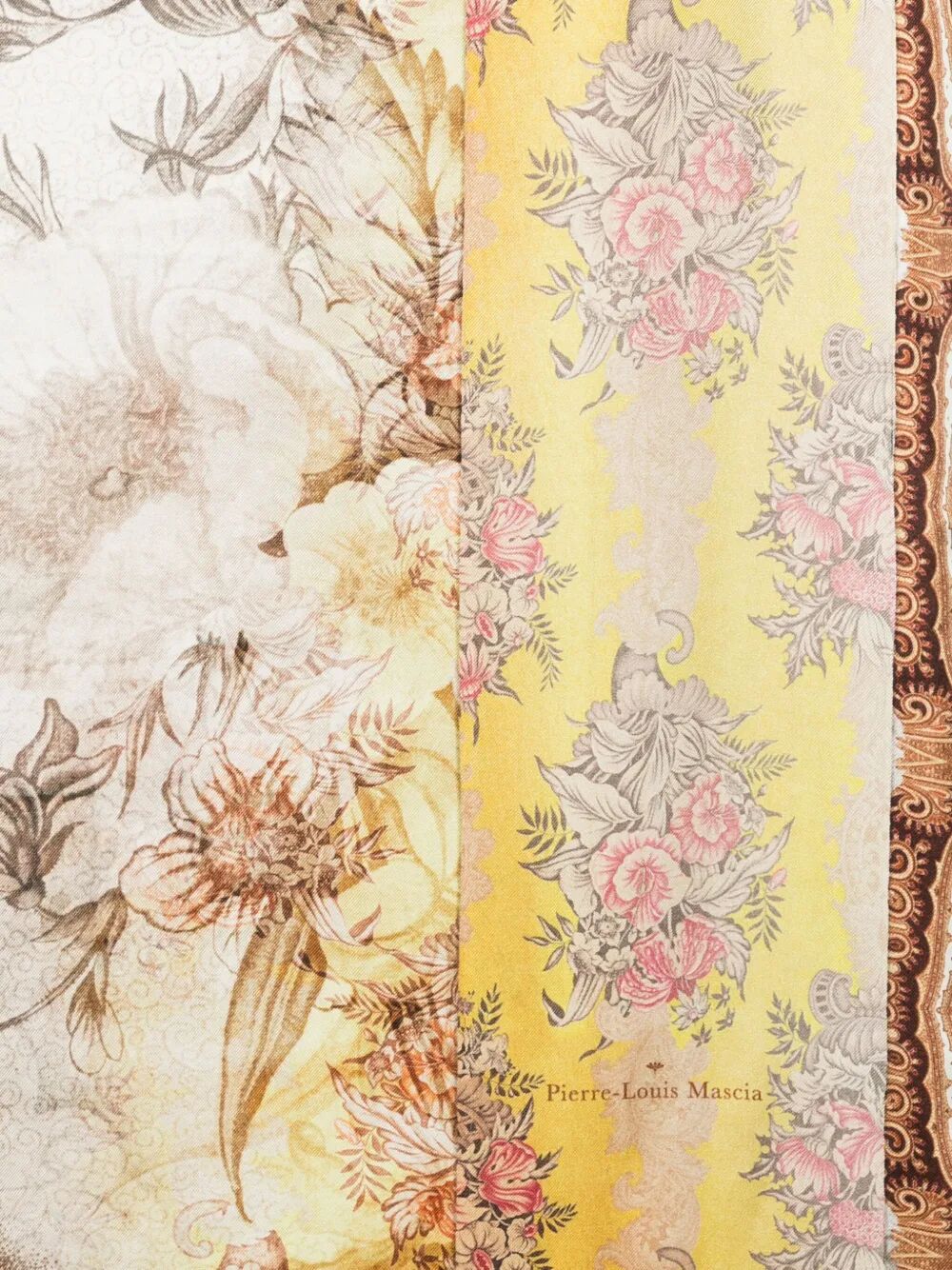 PIERRE LOUIS MASCIA Elegant Silk & Cashmere Scarf 65x190