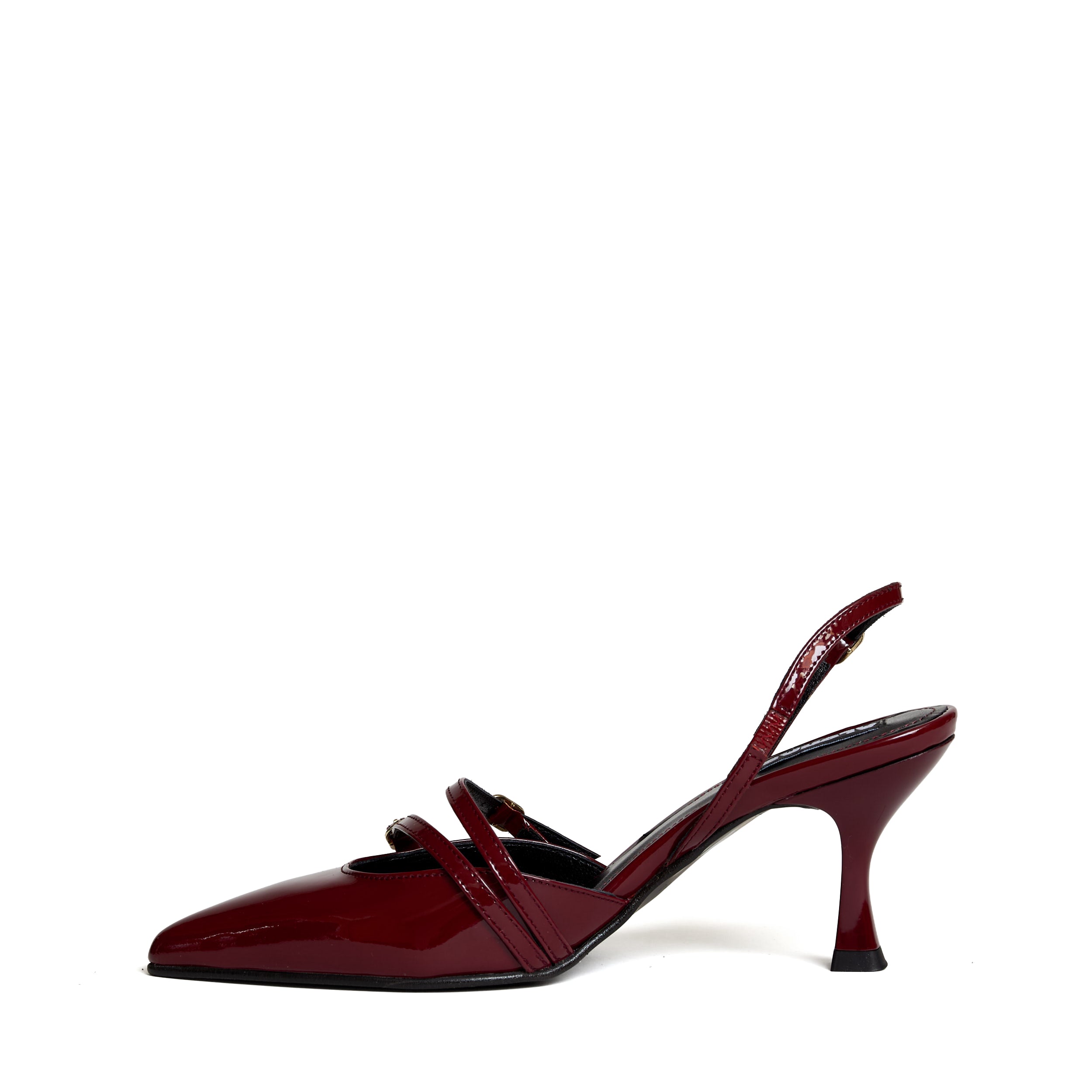 ALOHAS Elegant Pointed Toe Mini Pumps with Thin Straps